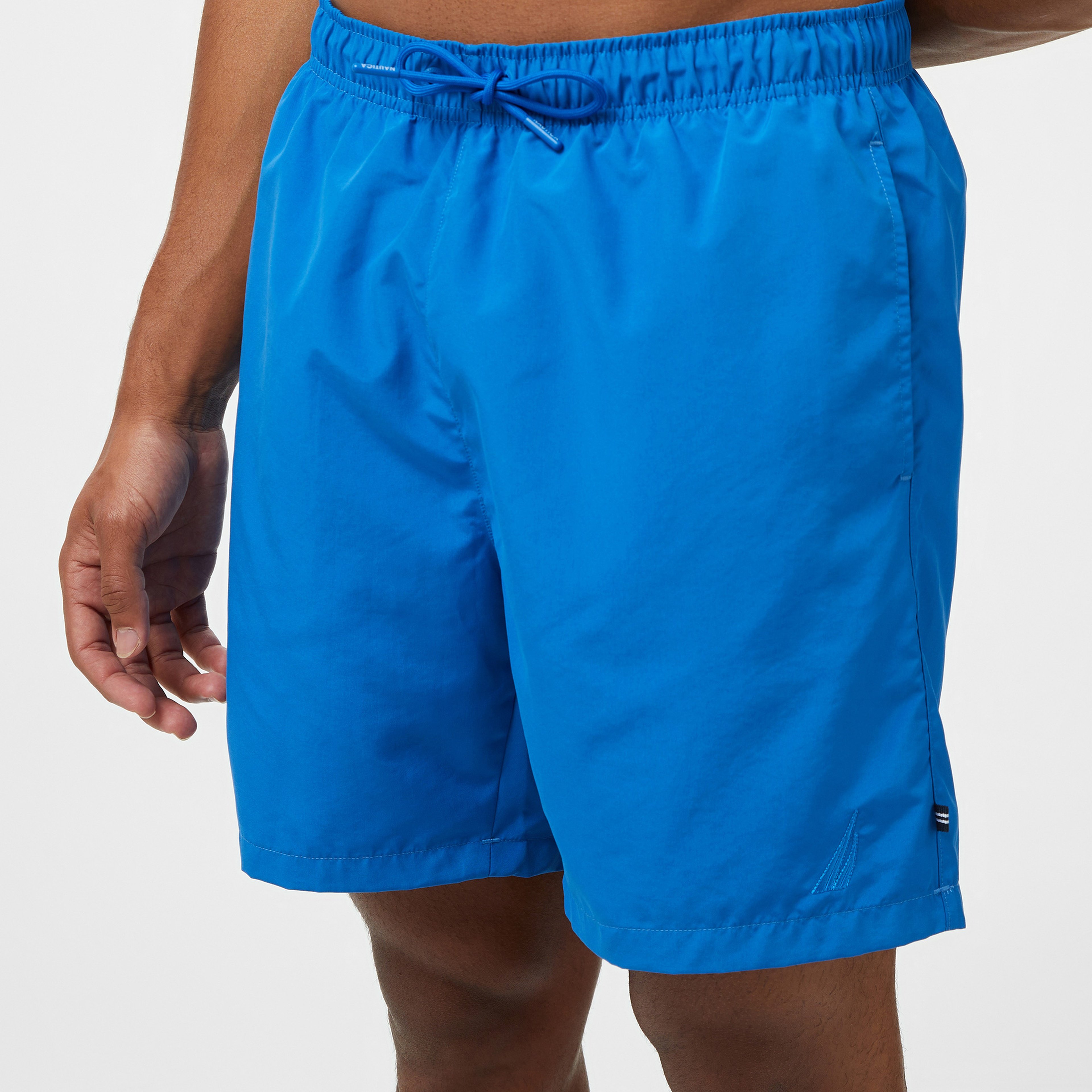 Nautica Erkek Mavi Regular Fit Suda Renk Değiştiren Deniz Şortu