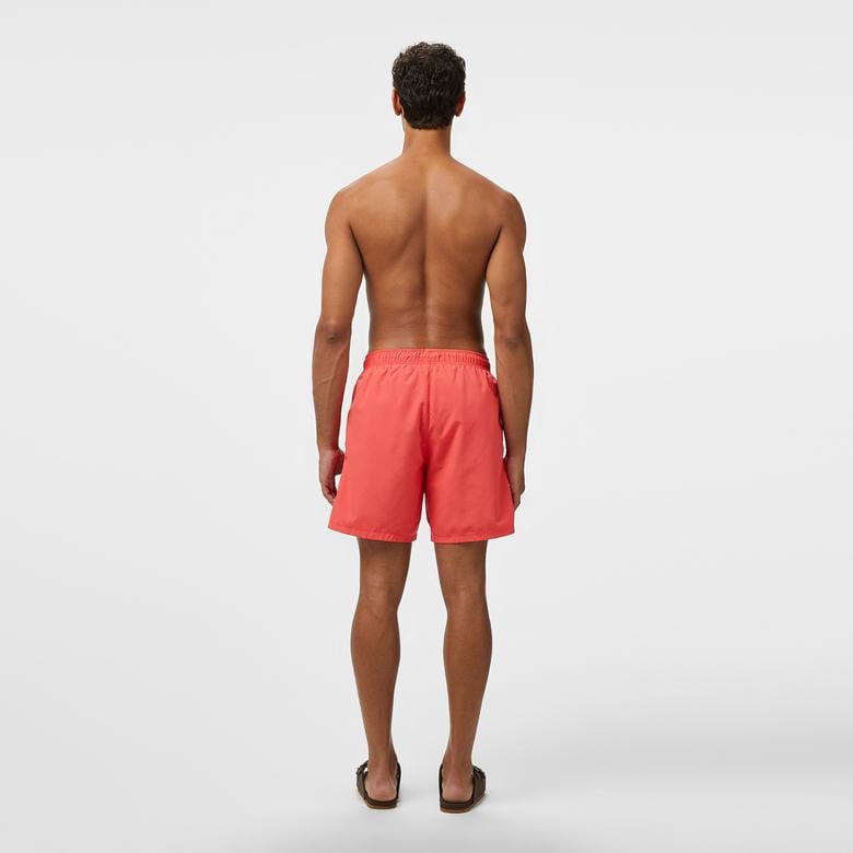 Nautica Erkek Kırmızı Regular Fit Suda Renk Değiştiren Deniz Şortu