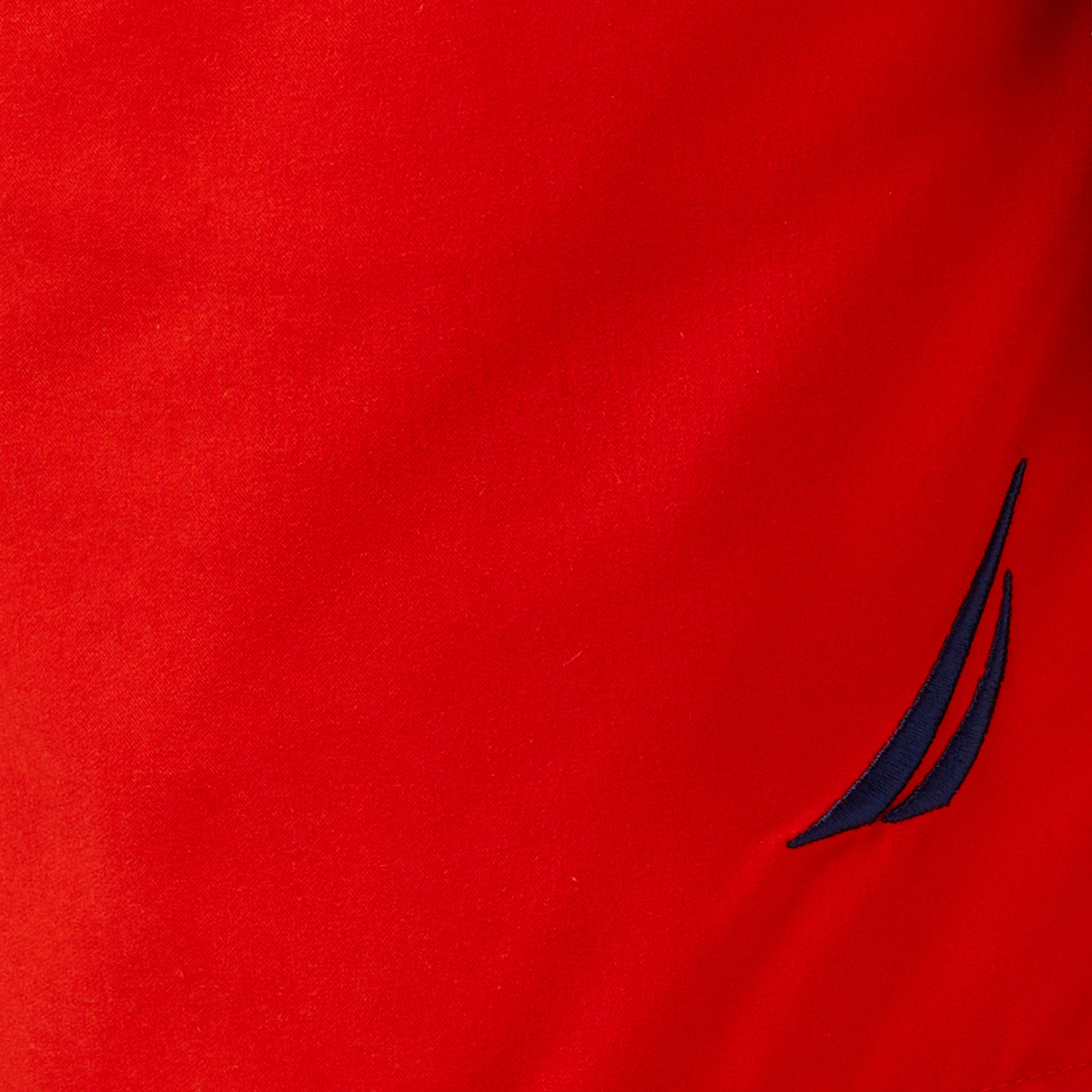 Nautica Erkek Kırmızı Regular Fit Deniz Şortu