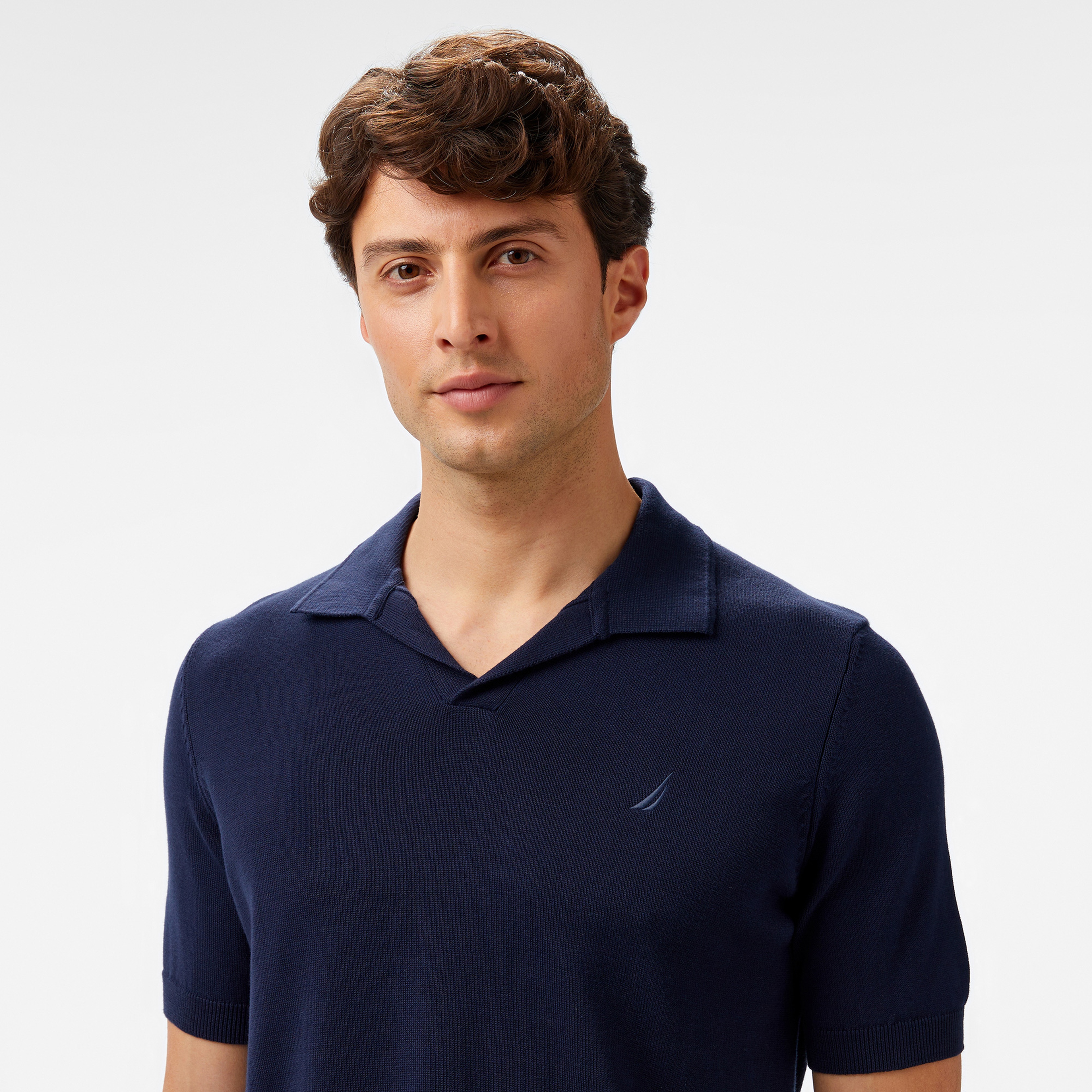 Nautica Erkek Lacivert Classic Fit Triko