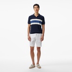 Nautica Erkek Lacivert Classic Fit Çizgili Triko