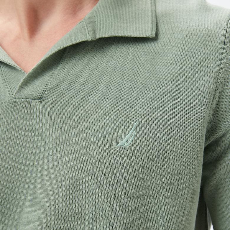 Nautica Erkek Yeşil Classic Fit Triko