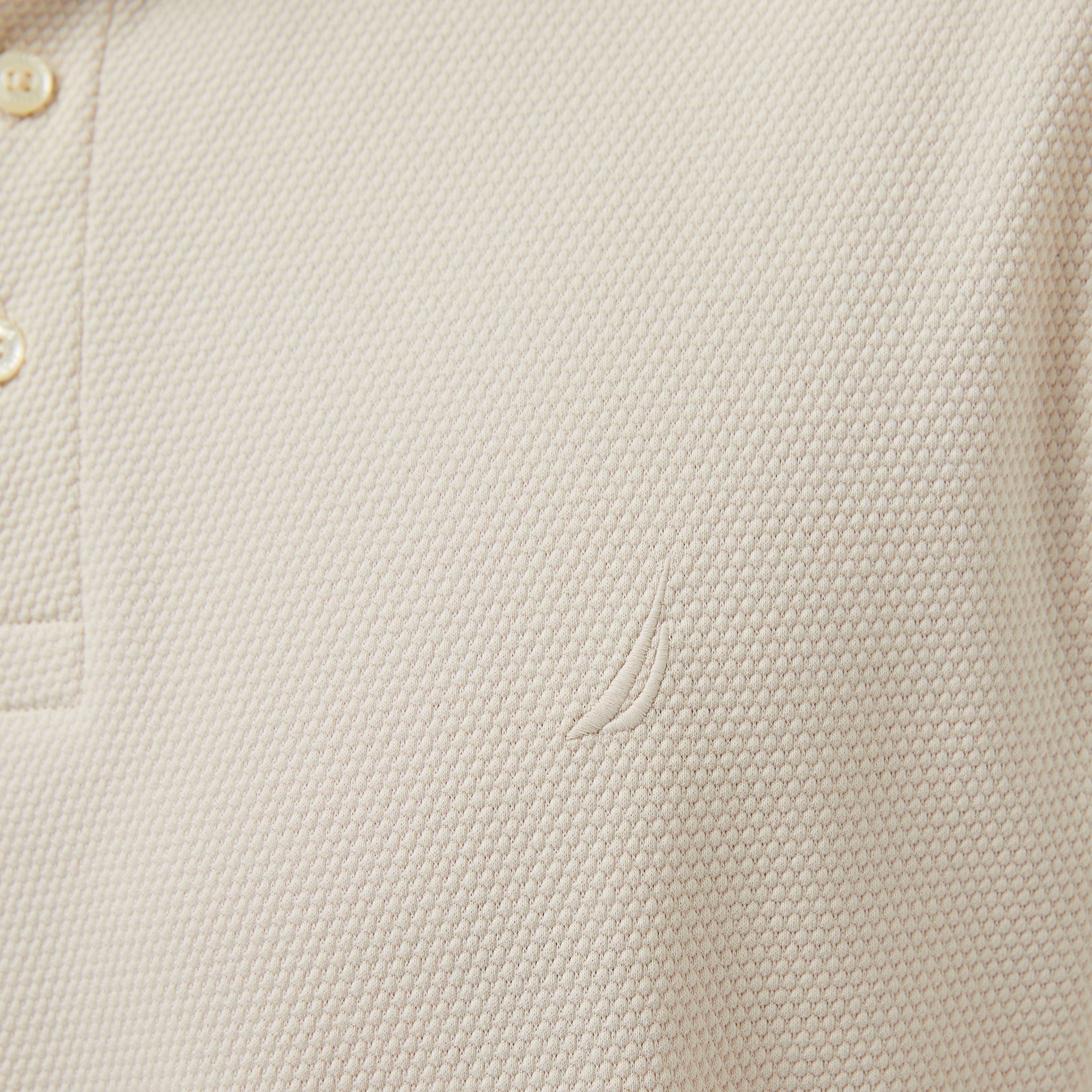 Nautica Erkek Bej Classic Fit Polo Yaka T-Shirt