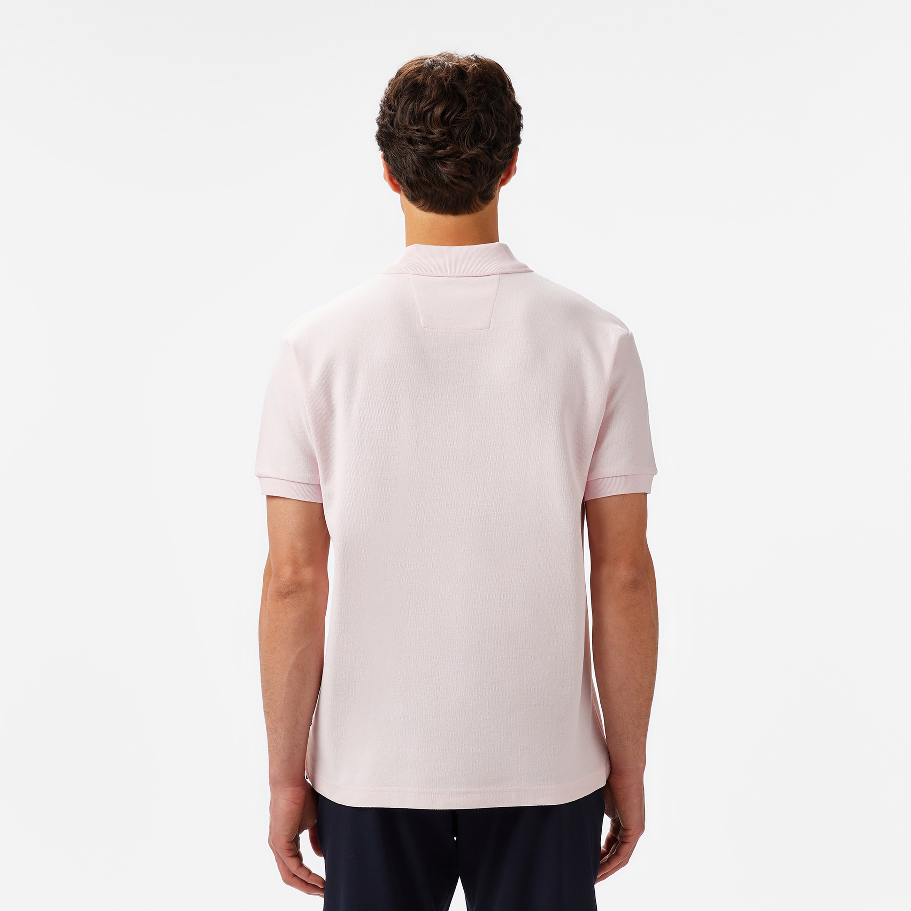 Nautica Erkek Pembe Classic Fit Polo Yaka T-Shirt