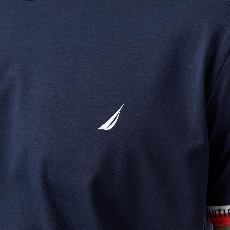 Nautica Erkek Lacivert Regular Fit T-Shirt