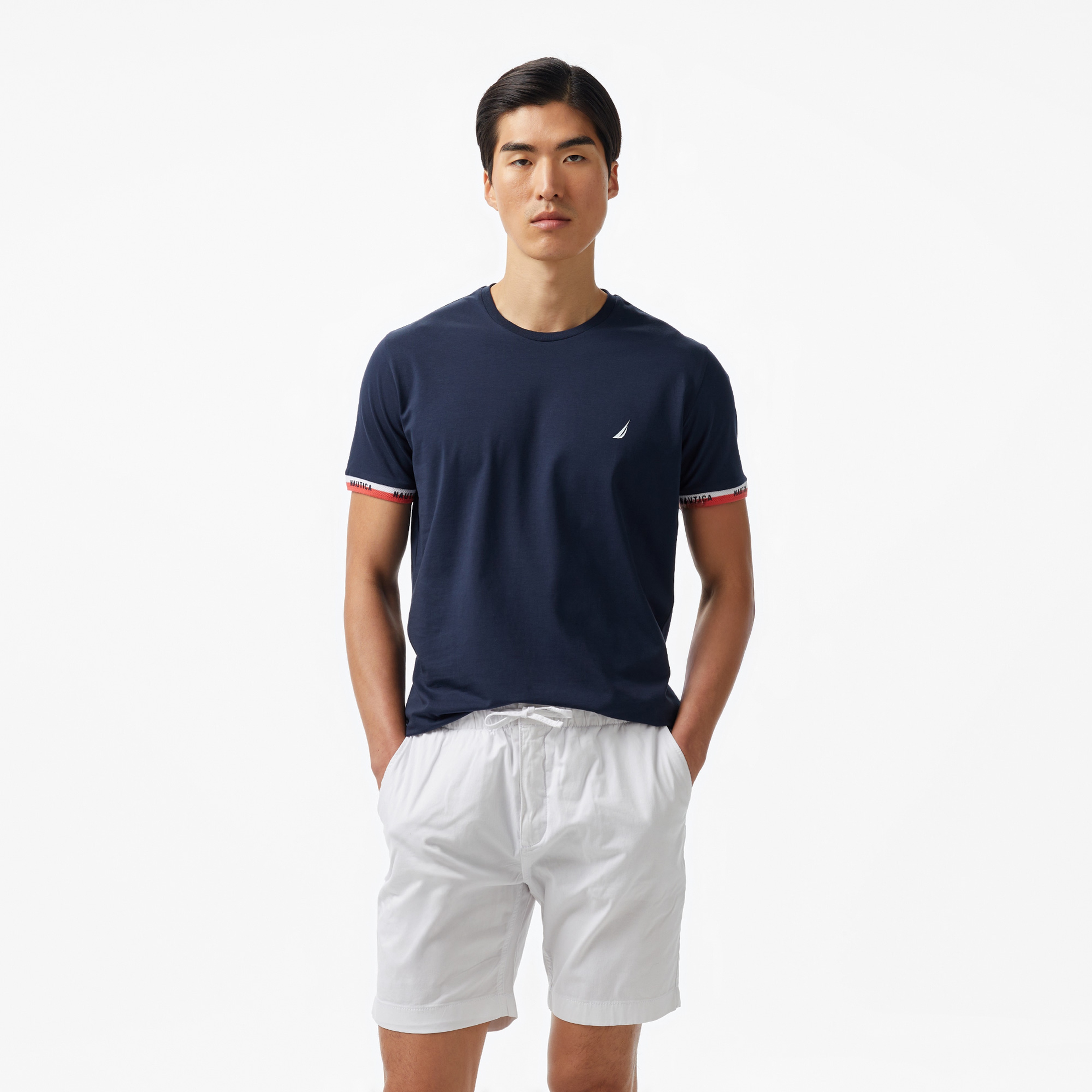 Nautica Erkek Lacivert Regular Fit T-Shirt