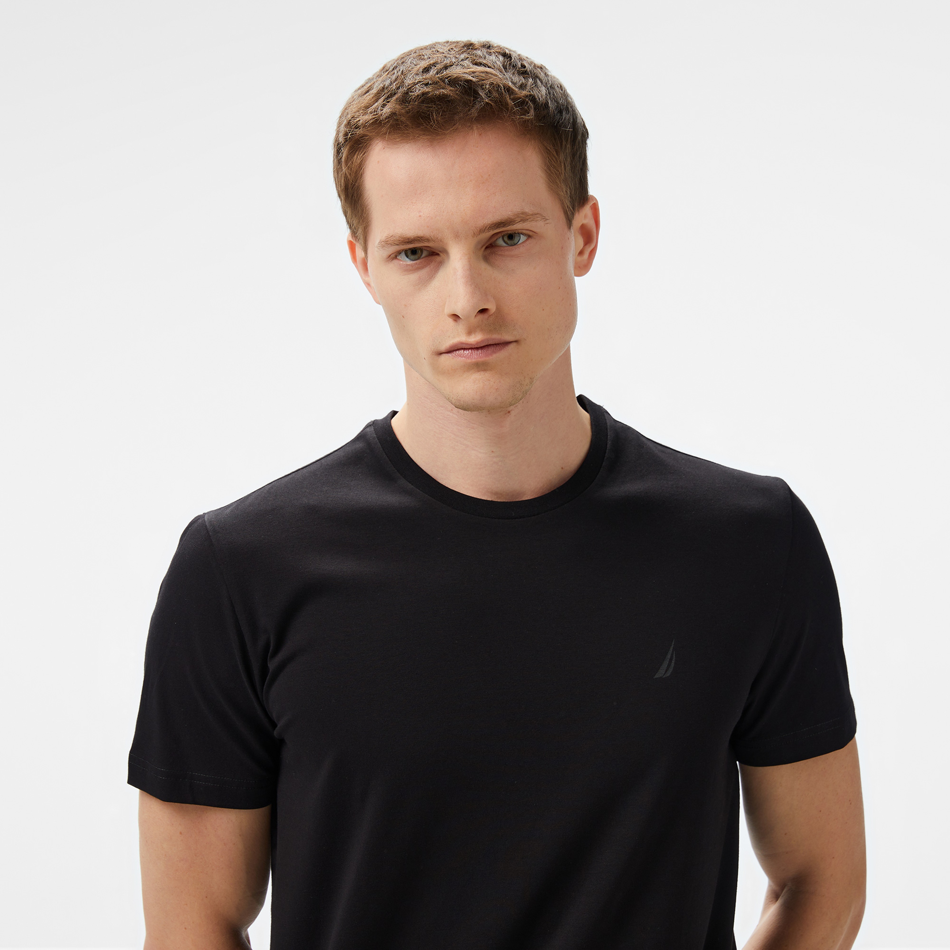 Nautica Erkek Siyah Regular Fit T-Shirt