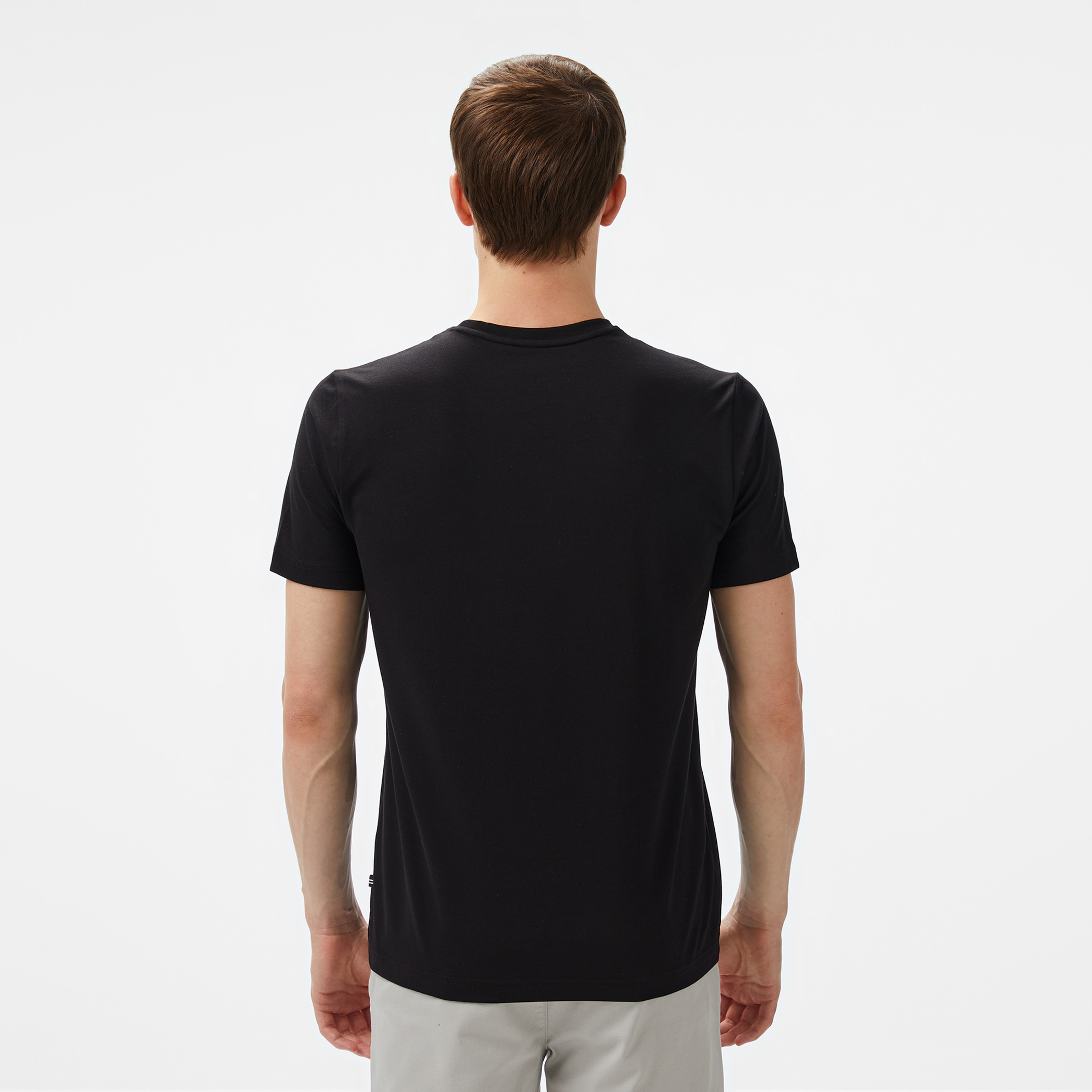 Nautica Erkek Siyah Regular Fit T-Shirt