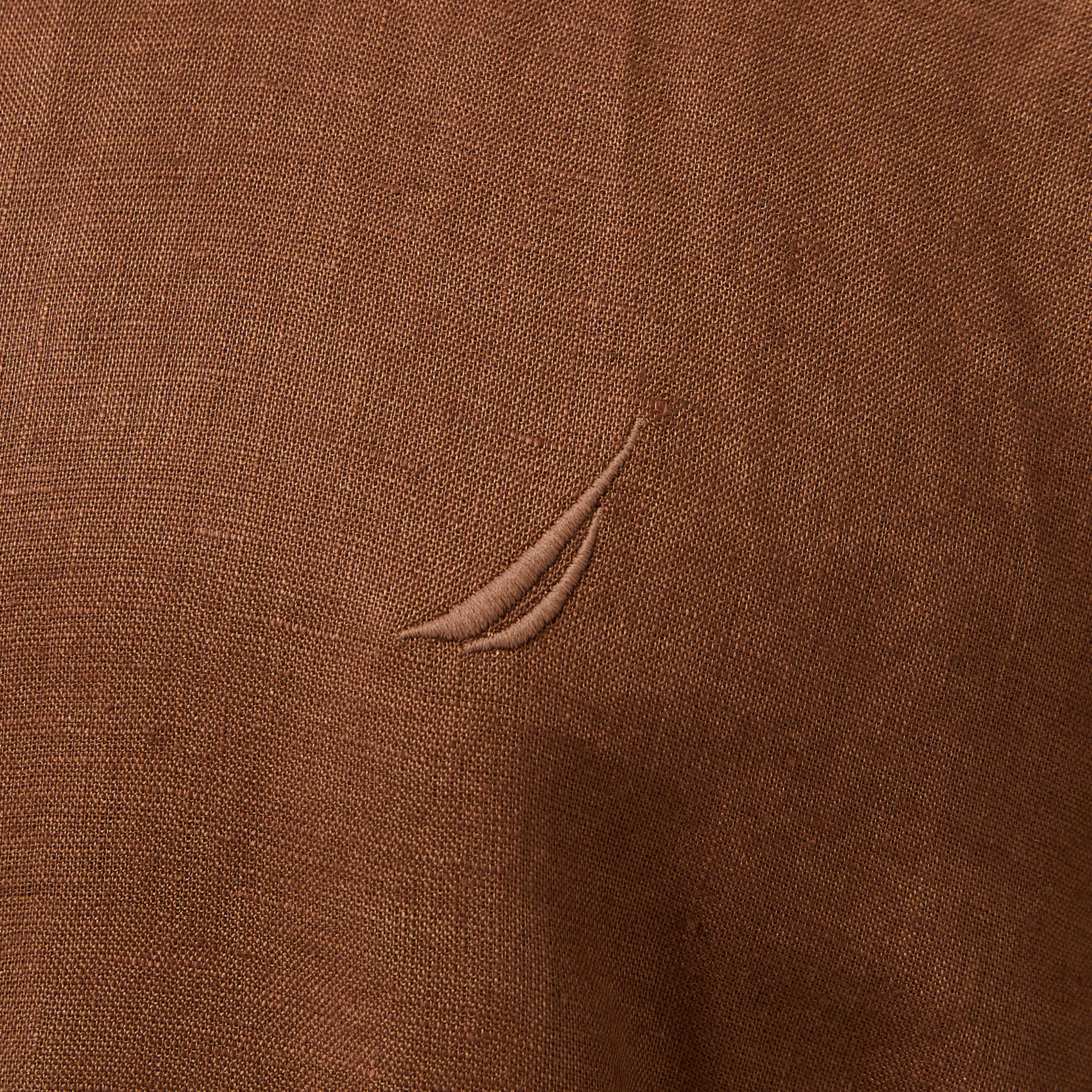 Nautica Erkek Kahverengi Classic Fit Gömlek