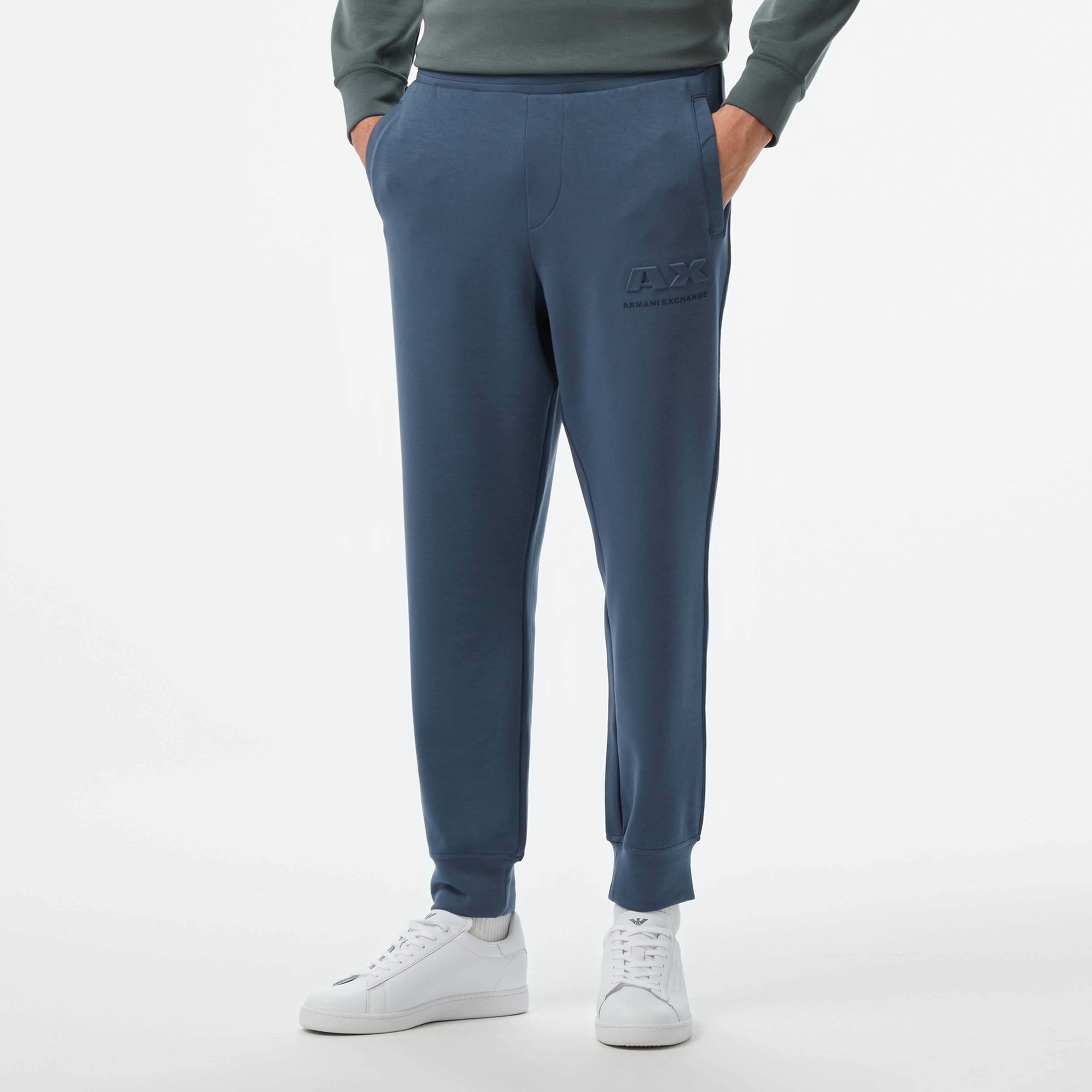 Armani Exchange Erkek Mavi Eşofman Altı