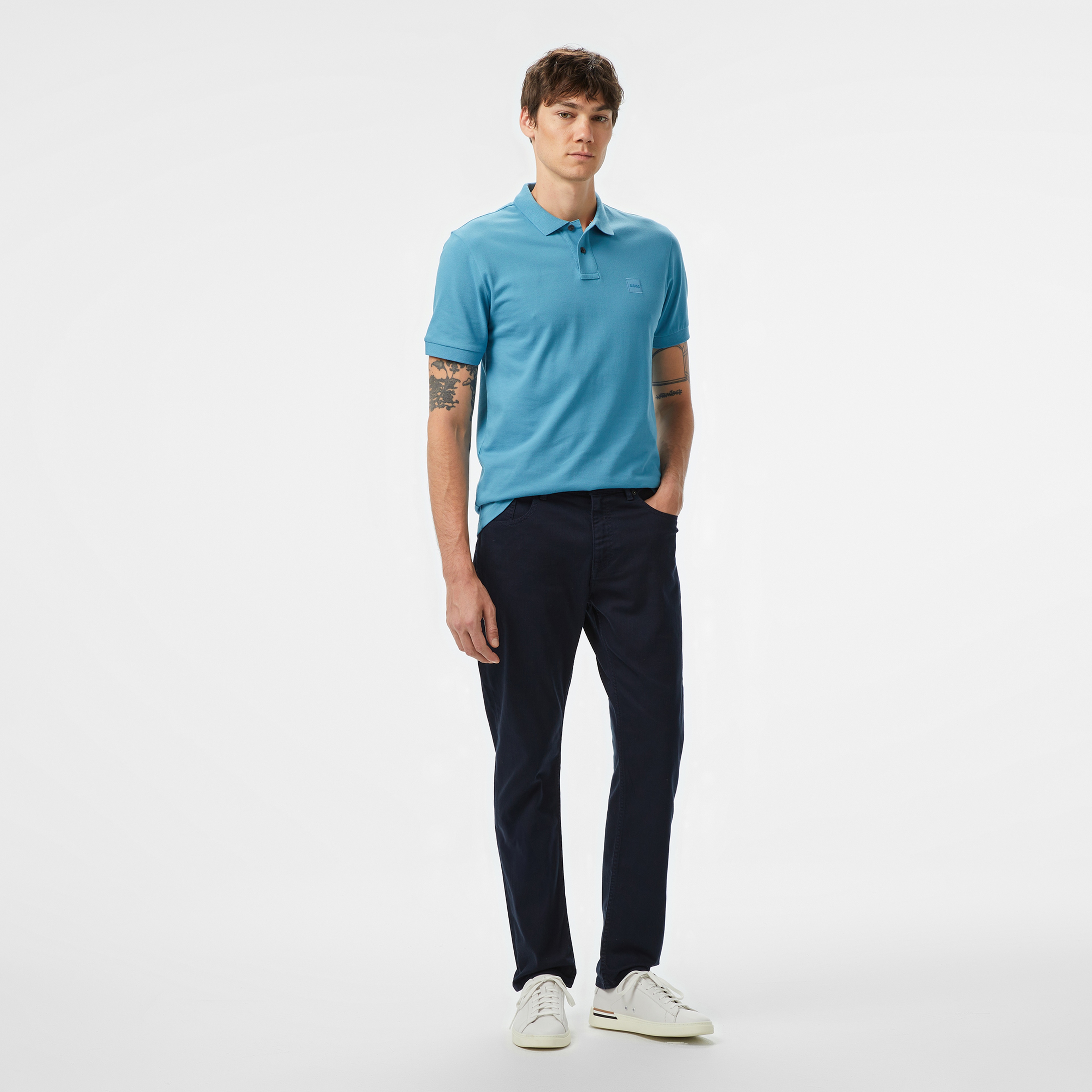 Boss Erkek Mavi Polo