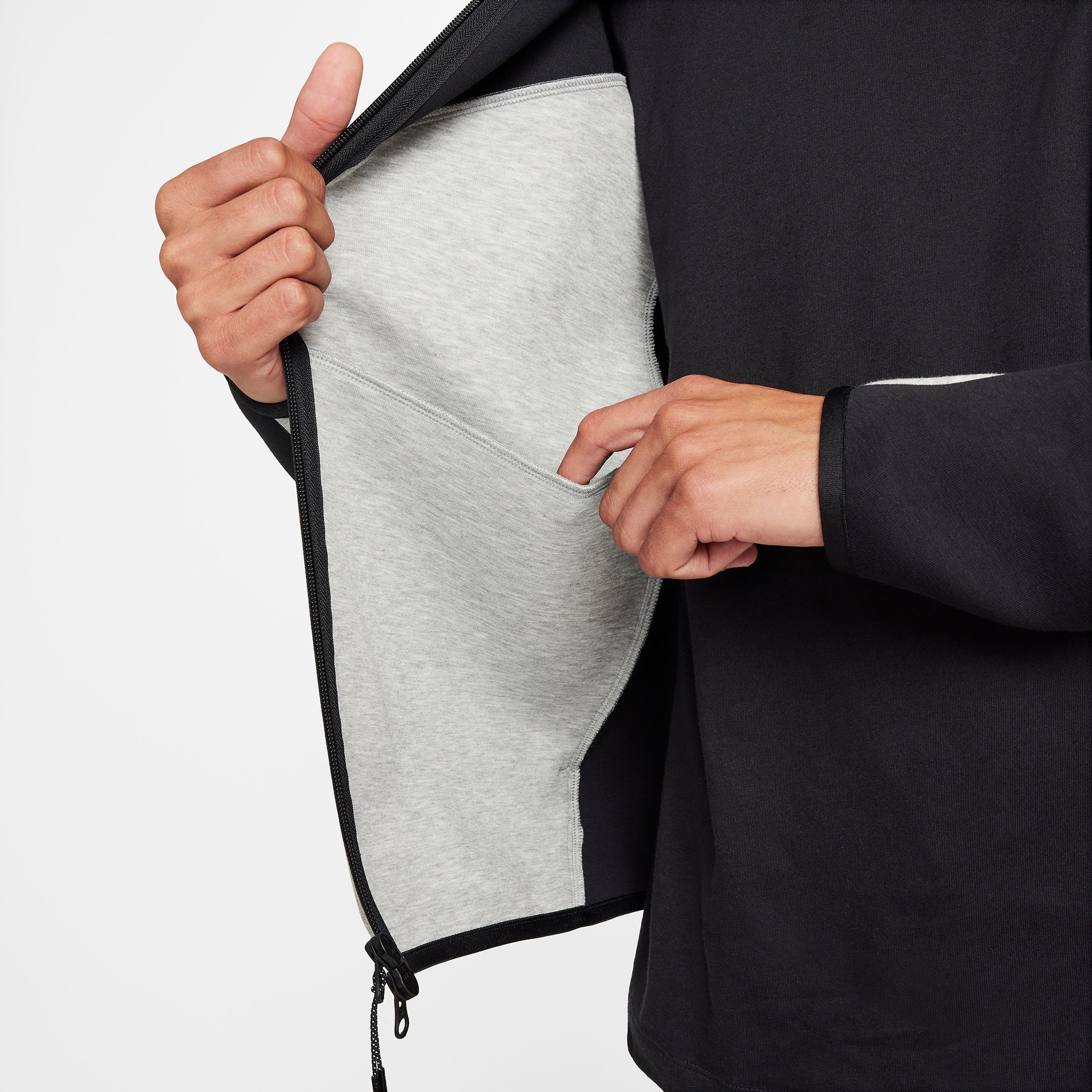 Nike Tech Fleece Erkek Siyah Sweatshirt