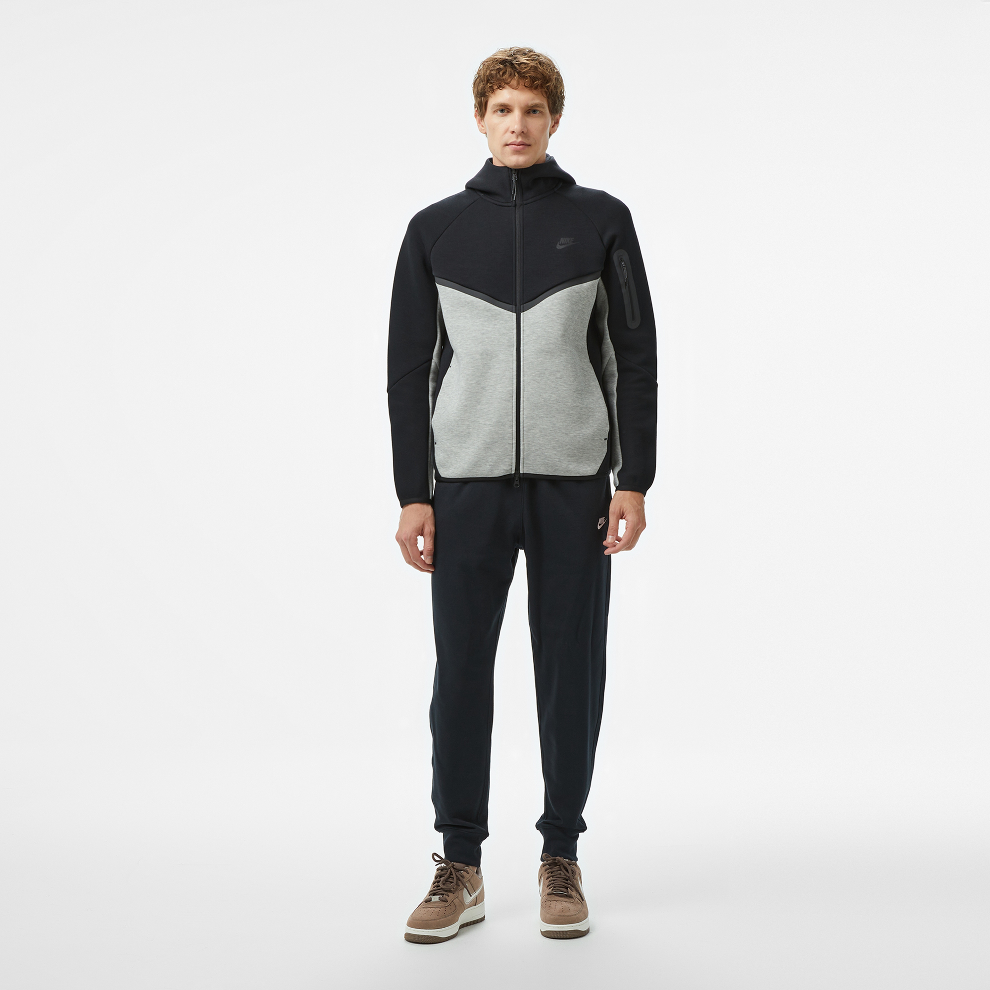 Nike Tech Fleece Erkek Siyah Sweatshirt