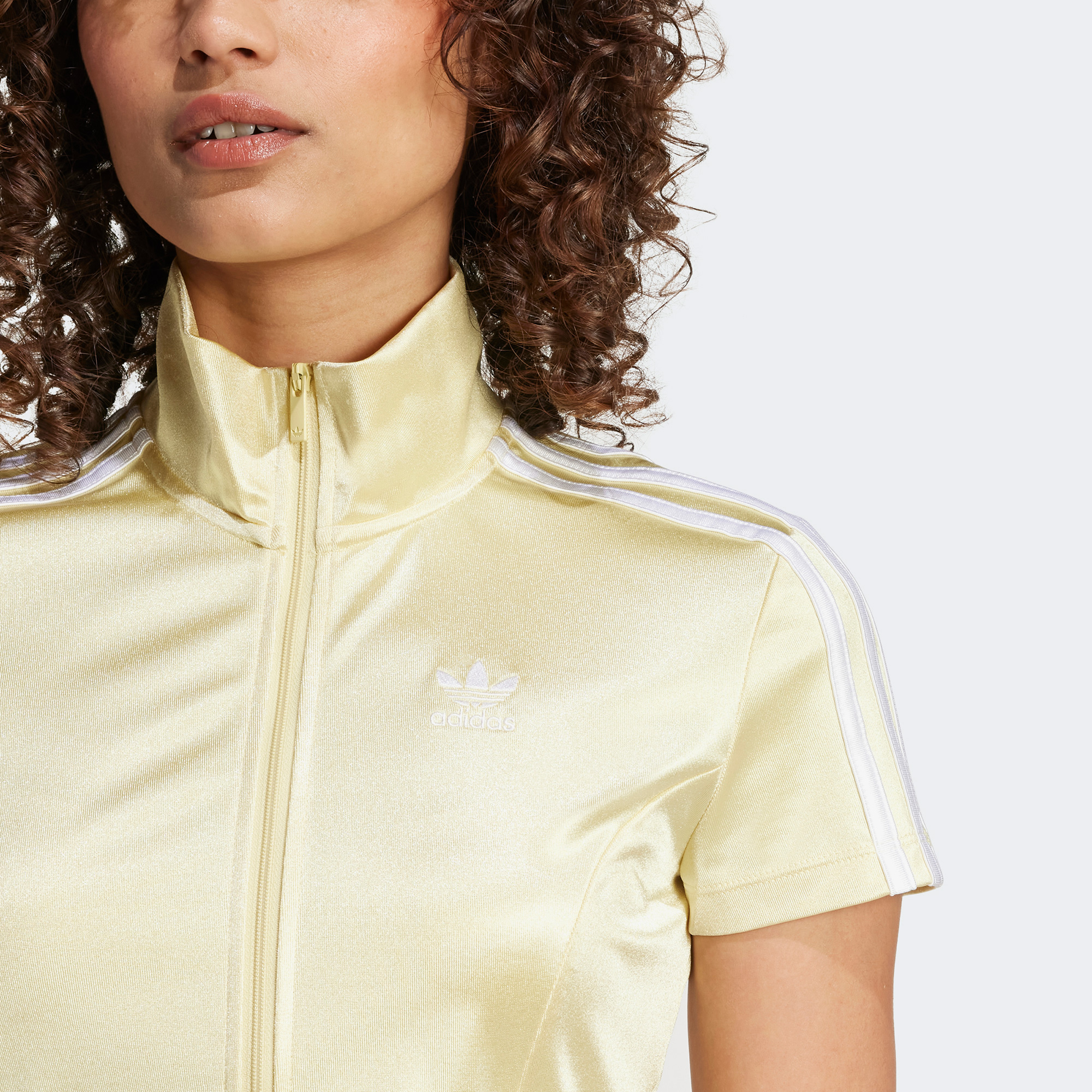 adidas Originals Full Zipped Kadın Sarı Crop ÜstXSJC6367| Occasion