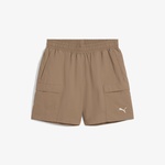 Puma Wardrobe Ess Cargo Unisex Kahverengi Şort