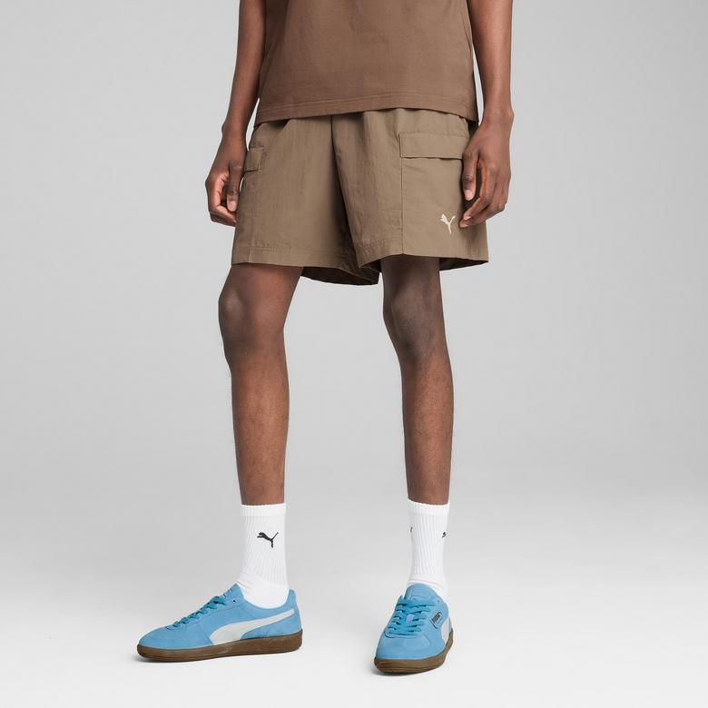 Puma Wardrobe Ess Cargo Unisex Kahverengi Şort