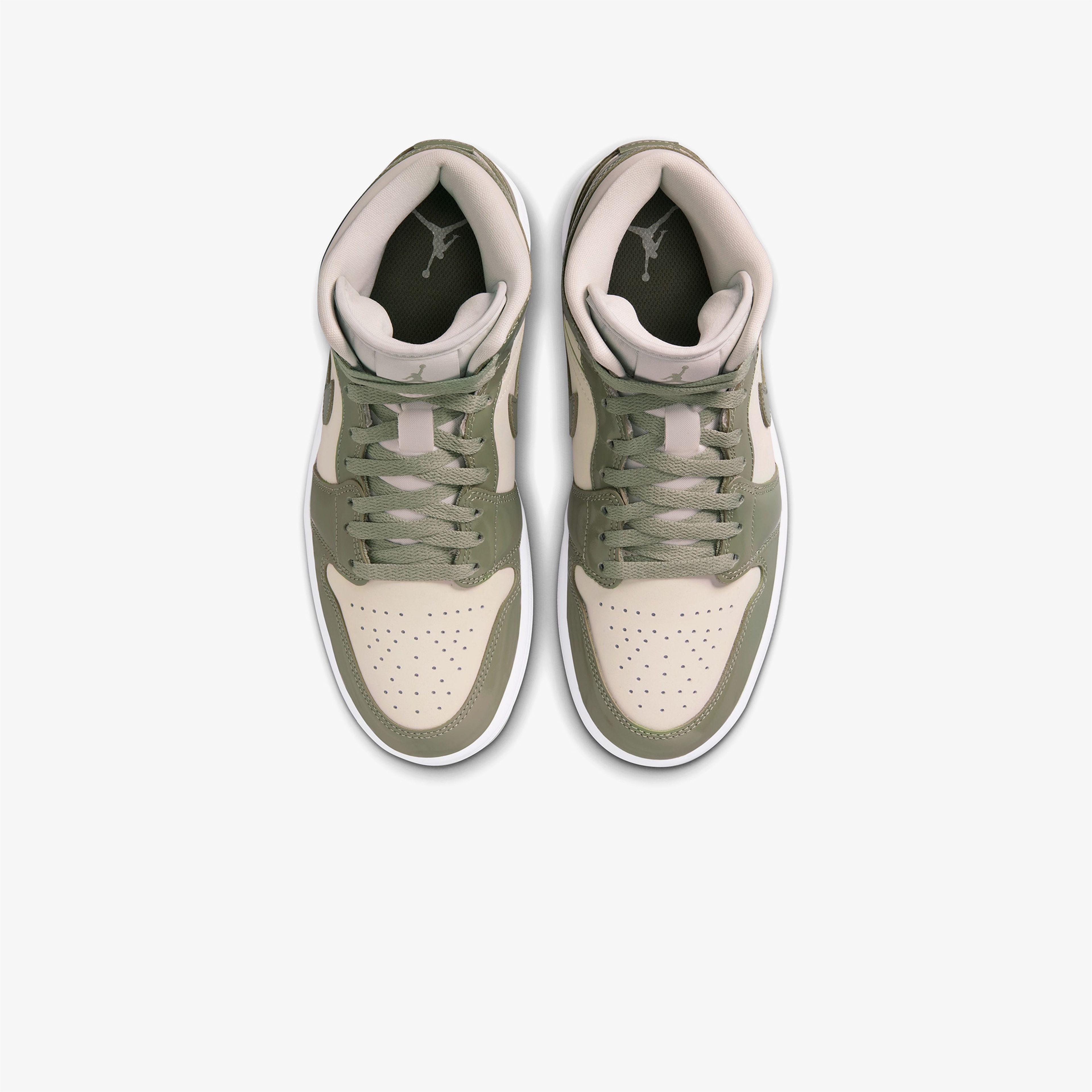 Nike Air Jordan 1 Mid SE Kadın Yeşil Bilekli Sneaker