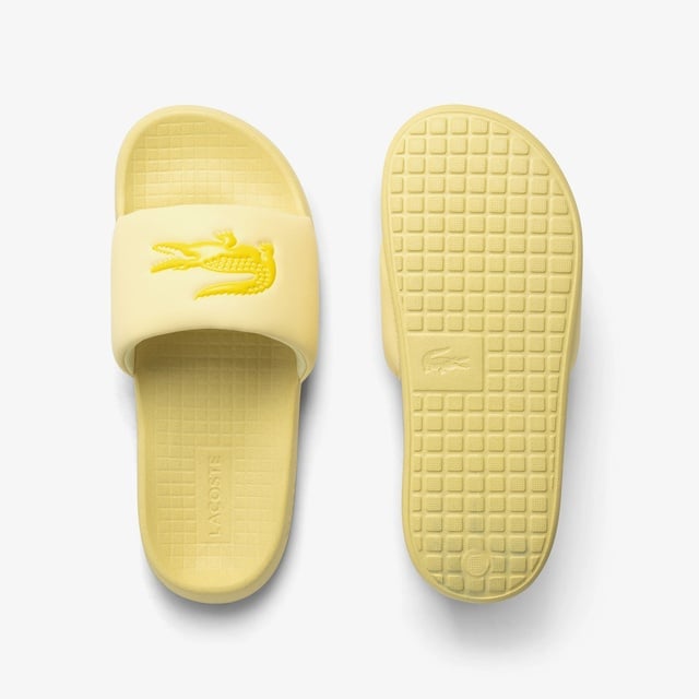 Lacoste Sarı Lacoste Serve Slide Kadın Terlik