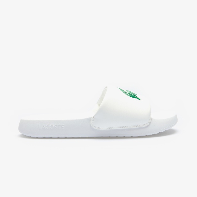Lacoste Beyaz Lacoste Serve Slide Erkek Terlik