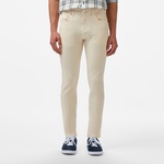 Erkek Slim Fit Krem Jean Pantolon