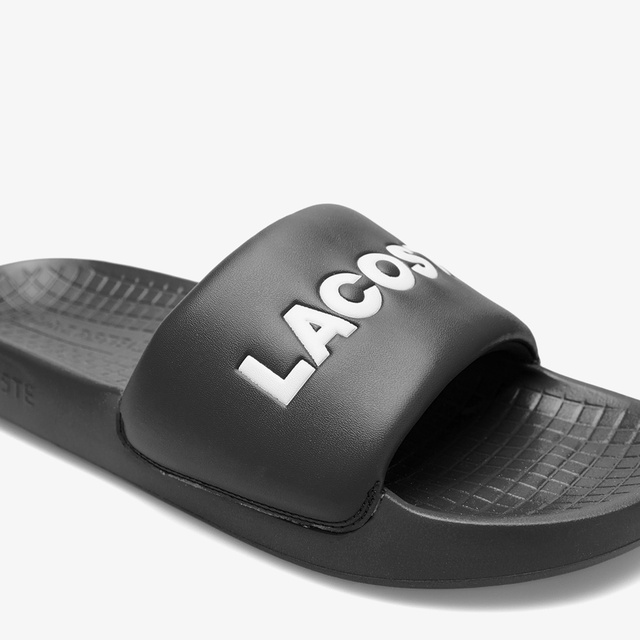 Lacoste Siyah Lacoste Serve Slide 1.0 Erkek Terlik