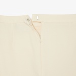 Kadın Krem Renk Bloklu Etek