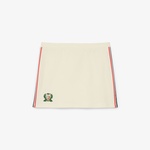 Kadın Krem Renk Bloklu Etek