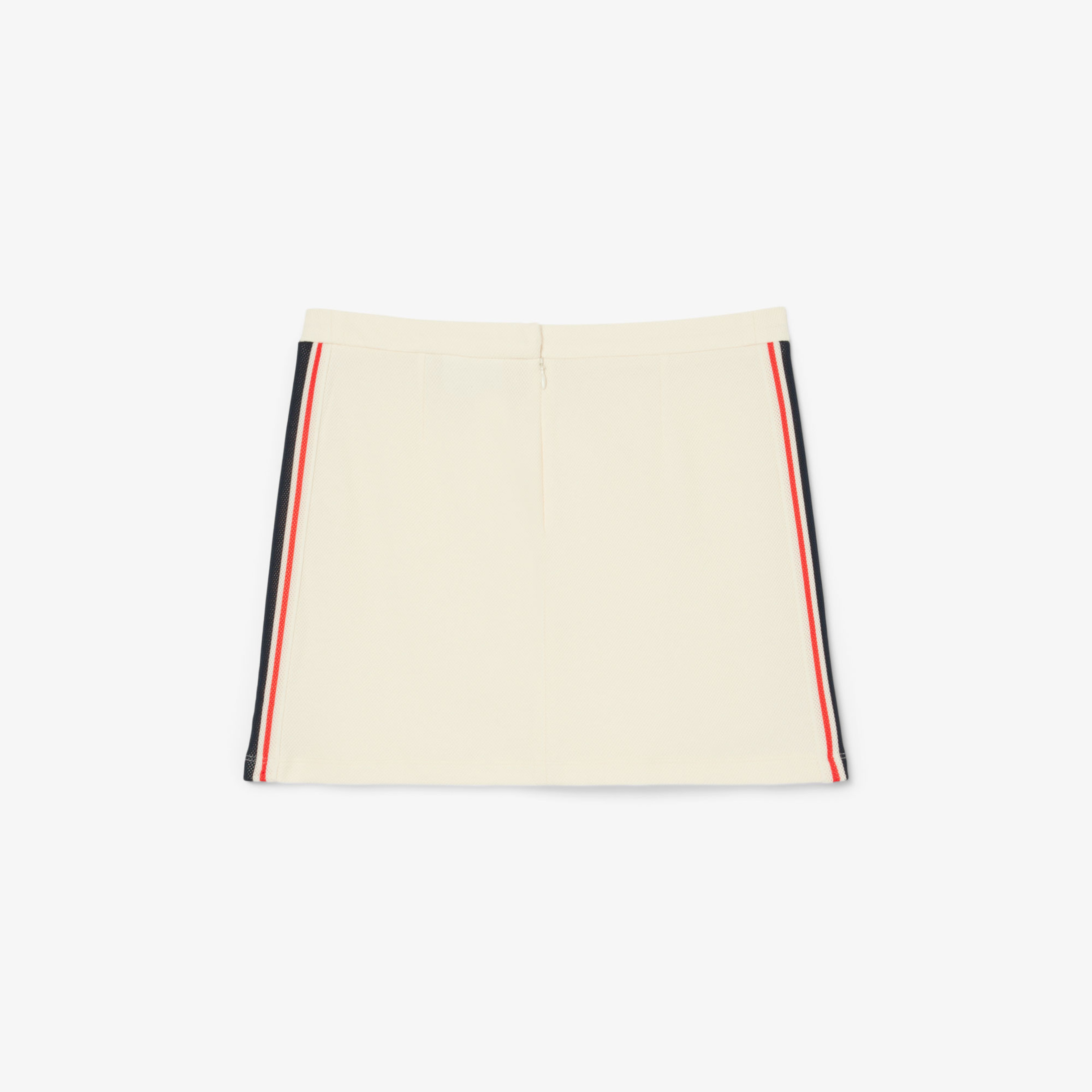 Kadın Krem Renk Bloklu Etek