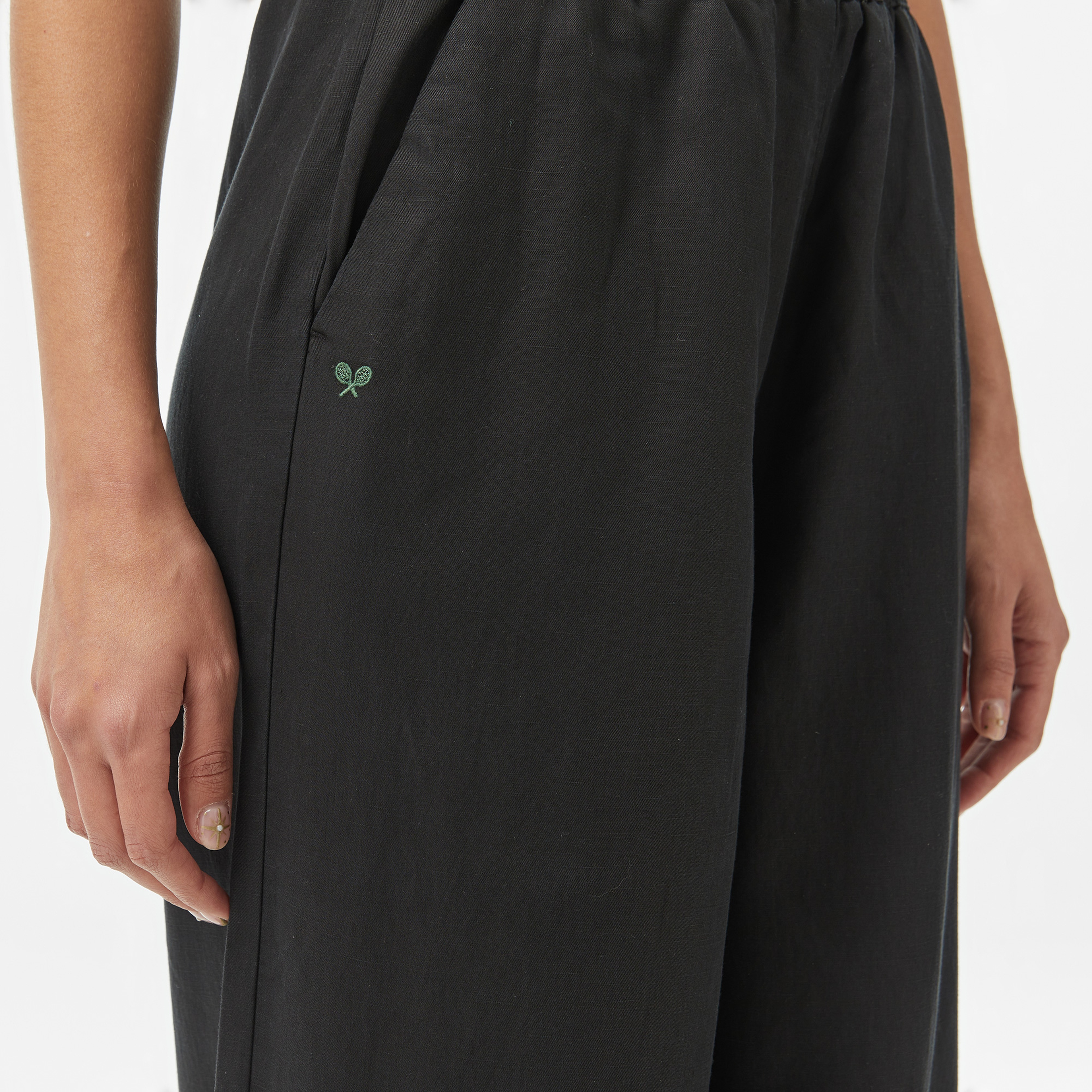 Kadın Relaxed Fit Siyah Pantolon