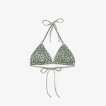 Kadın Baskılı Yeşil Bikini Üstü