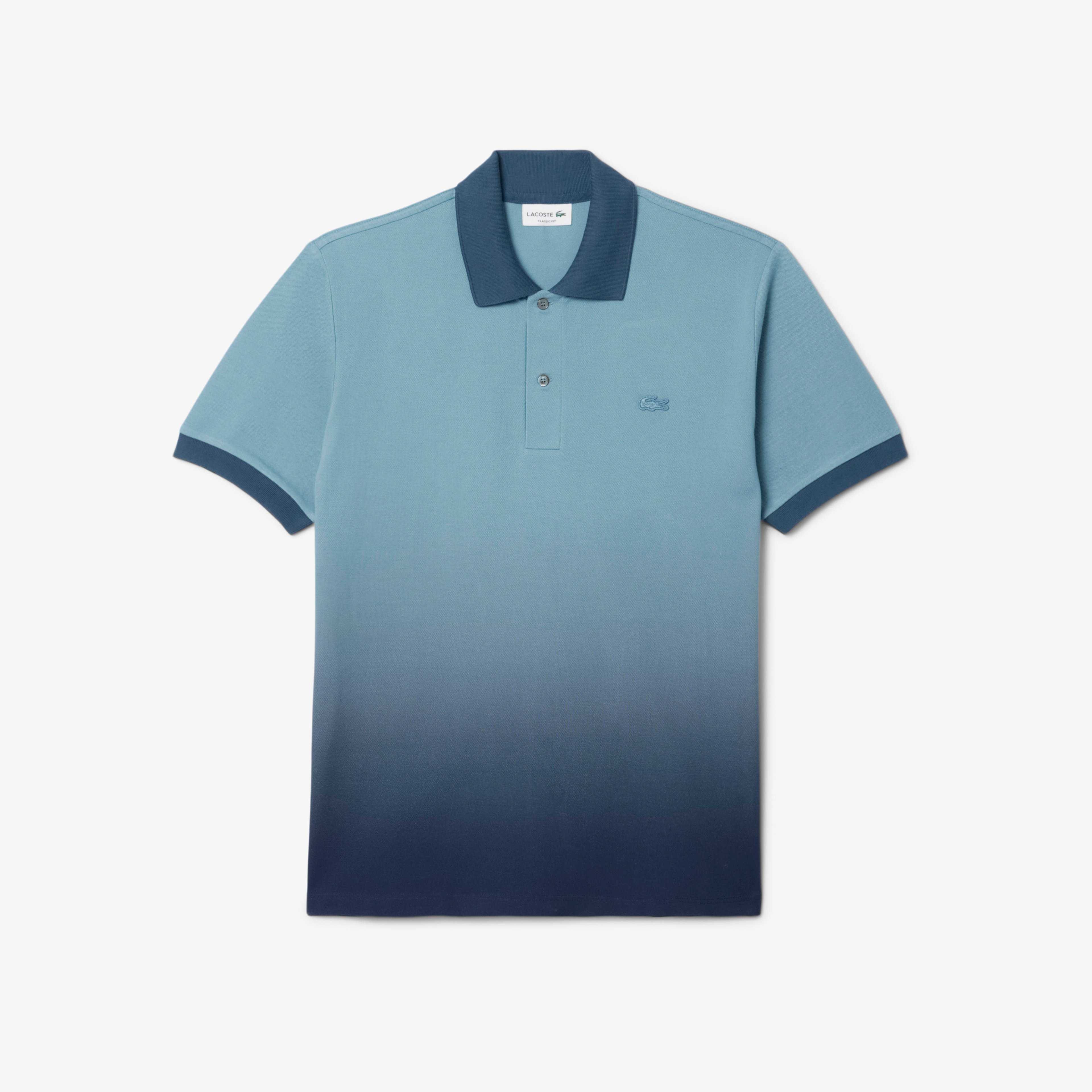 Erkek Classic Fit Renk Bloklu Lacivert Polo