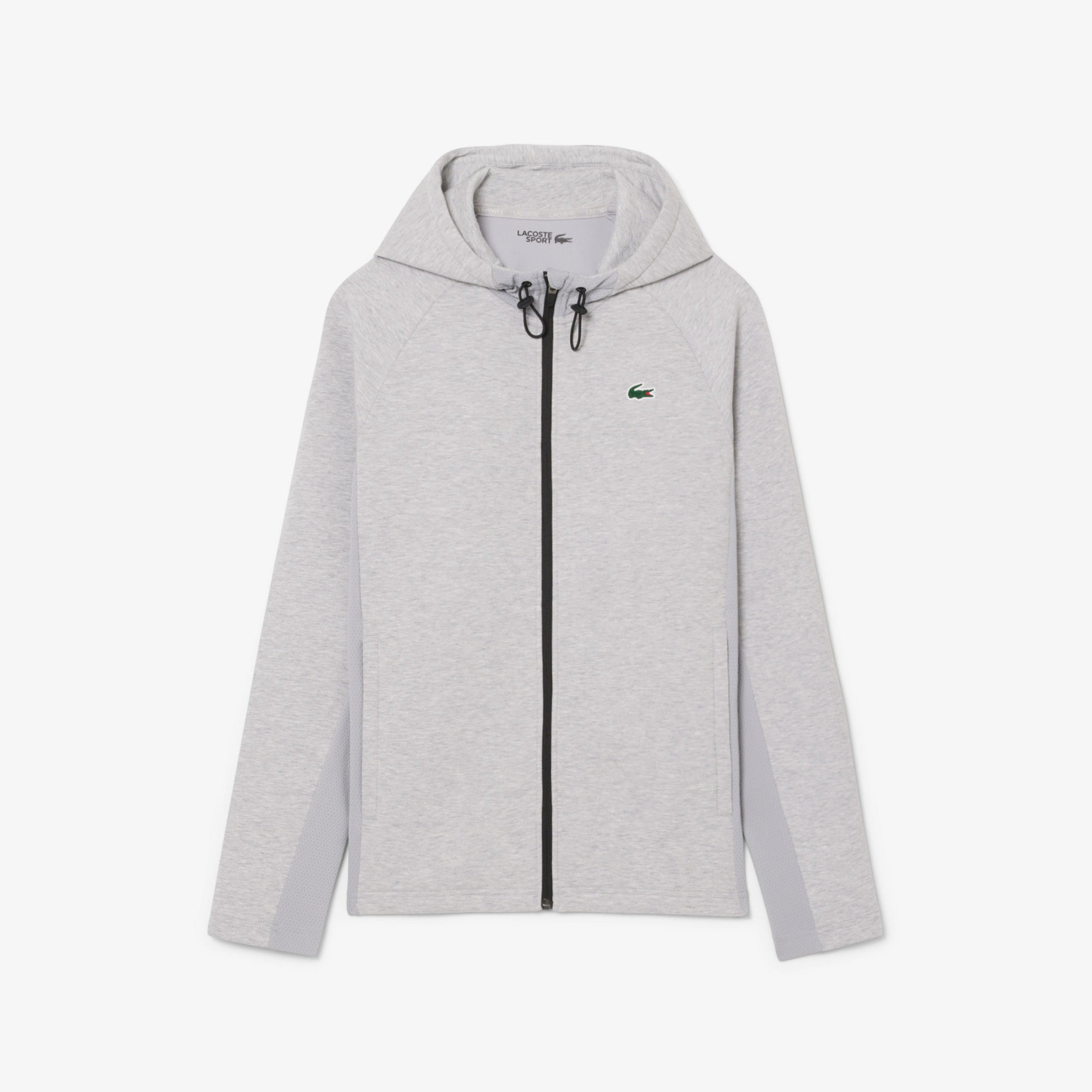 Erkek Fermuarlı Gri Sweatshirt