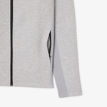 Erkek Fermuarlı Gri Sweatshirt