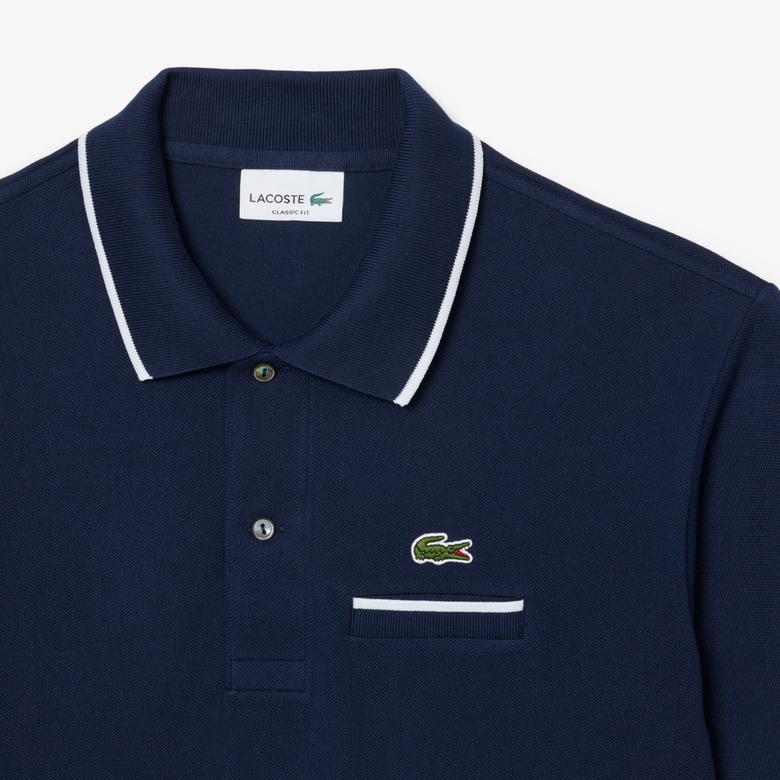 L.12.12 Erkek Classic Fit Lacivert Polo