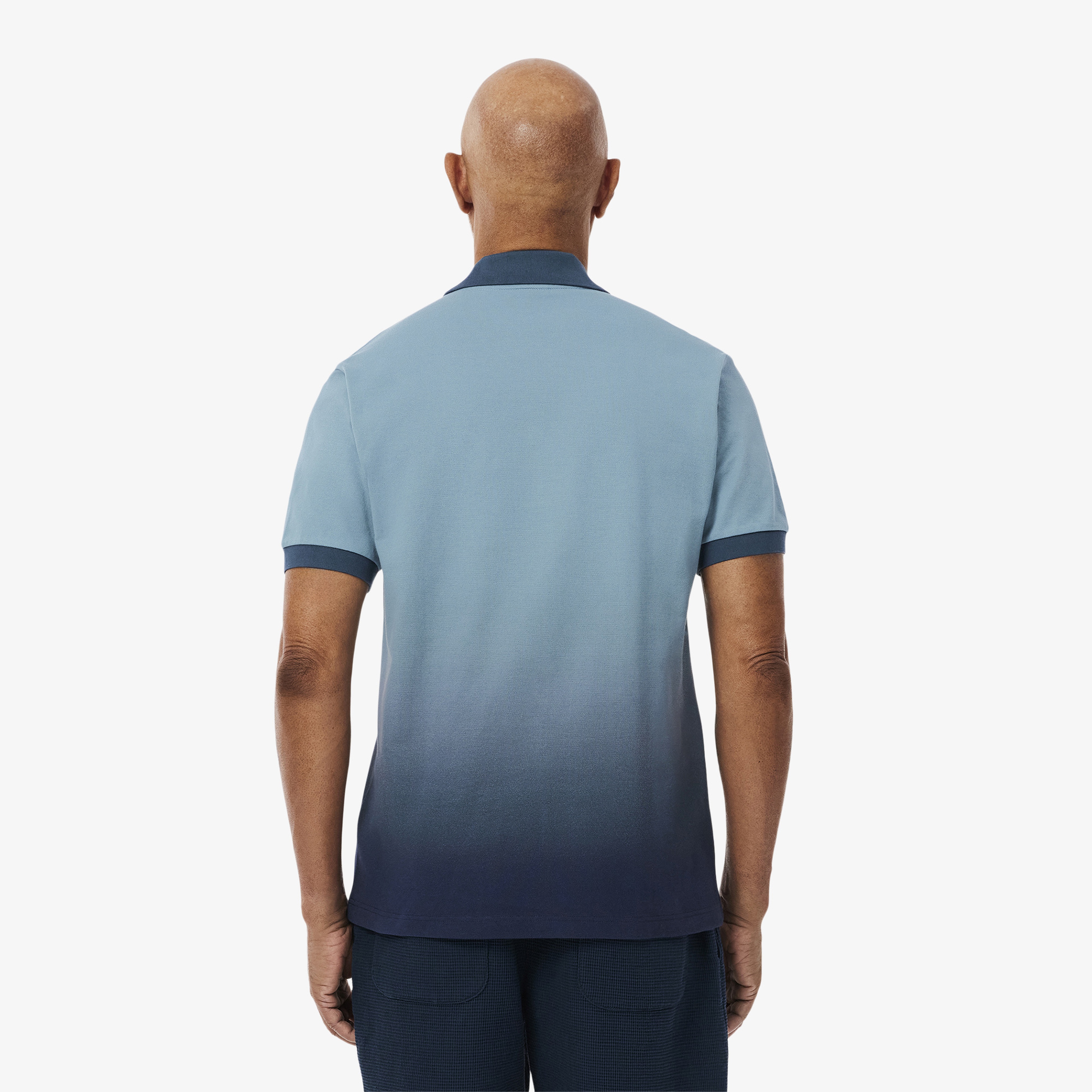 Erkek Classic Fit Renk Bloklu Lacivert Polo