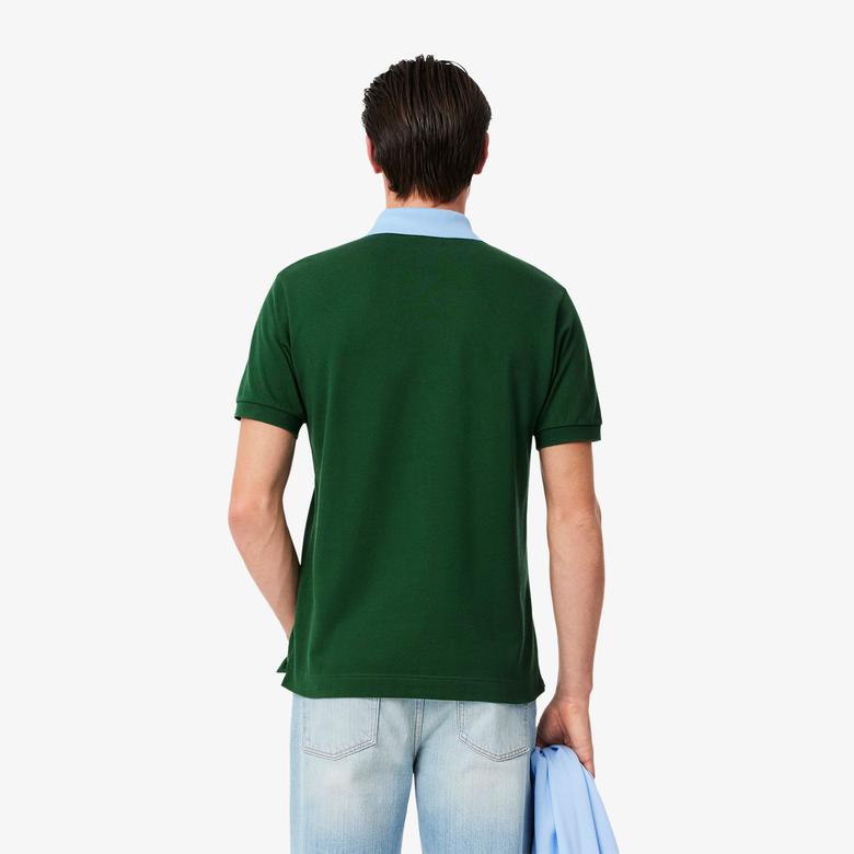 L.12.12 Erkek Classic Fit Yeşil Polo