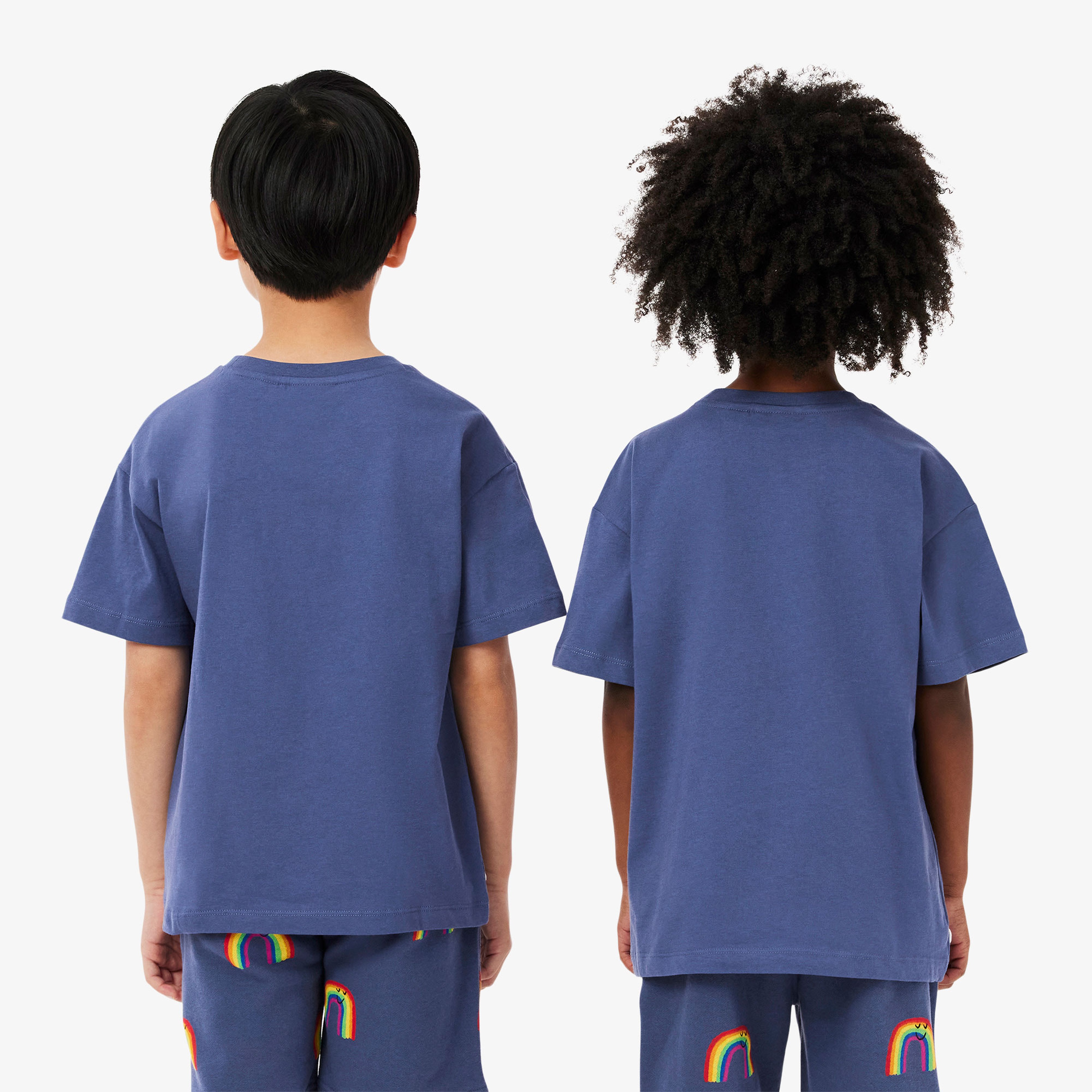 Çocuk Bisiklet Yaka Mavi T-shirt