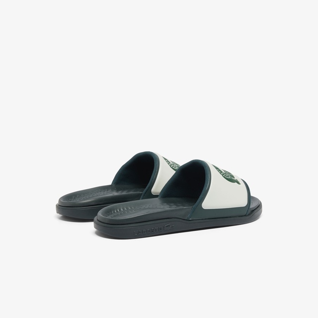 Lacoste Yeşil Lacoste Serve Slide Dual Erkek Terlik