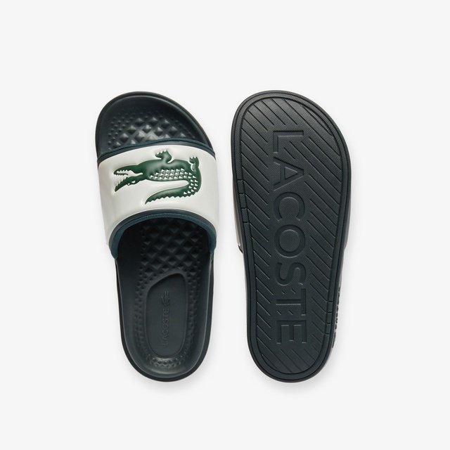 Lacoste Yeşil Lacoste Serve Slide Dual Erkek Terlik
