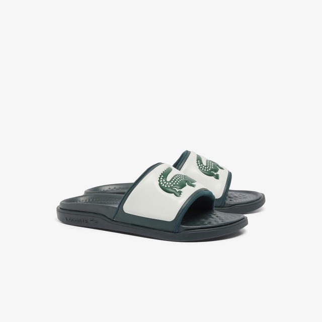 Lacoste Yeşil Lacoste Serve Slide Dual Erkek Terlik