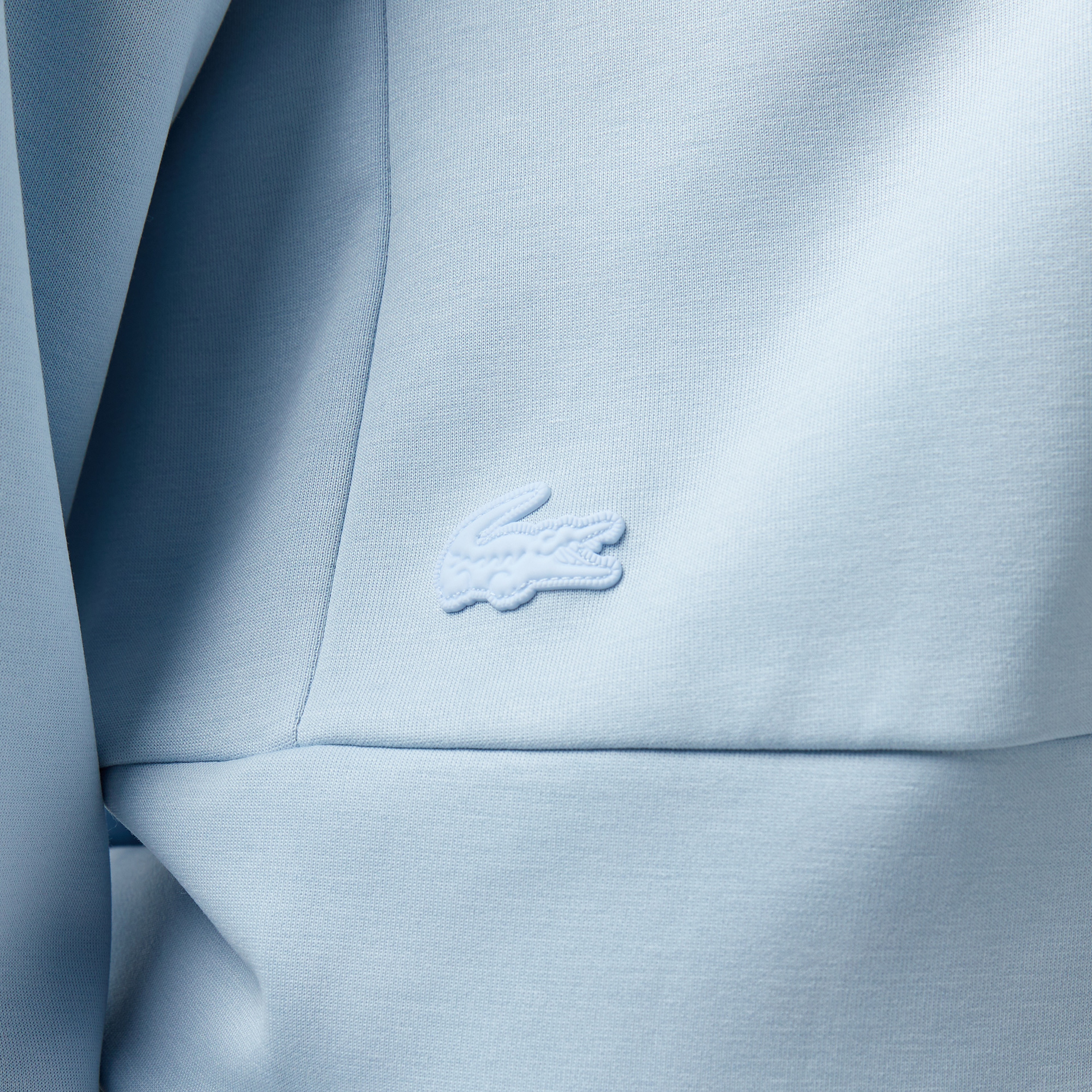 Kadın Relaxed Fit Kapüşonlu Baskılı Açık Mavi Sweatshirt