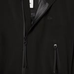 Kadın Oversize Fit Kapüşonlu Siyah Trençkot