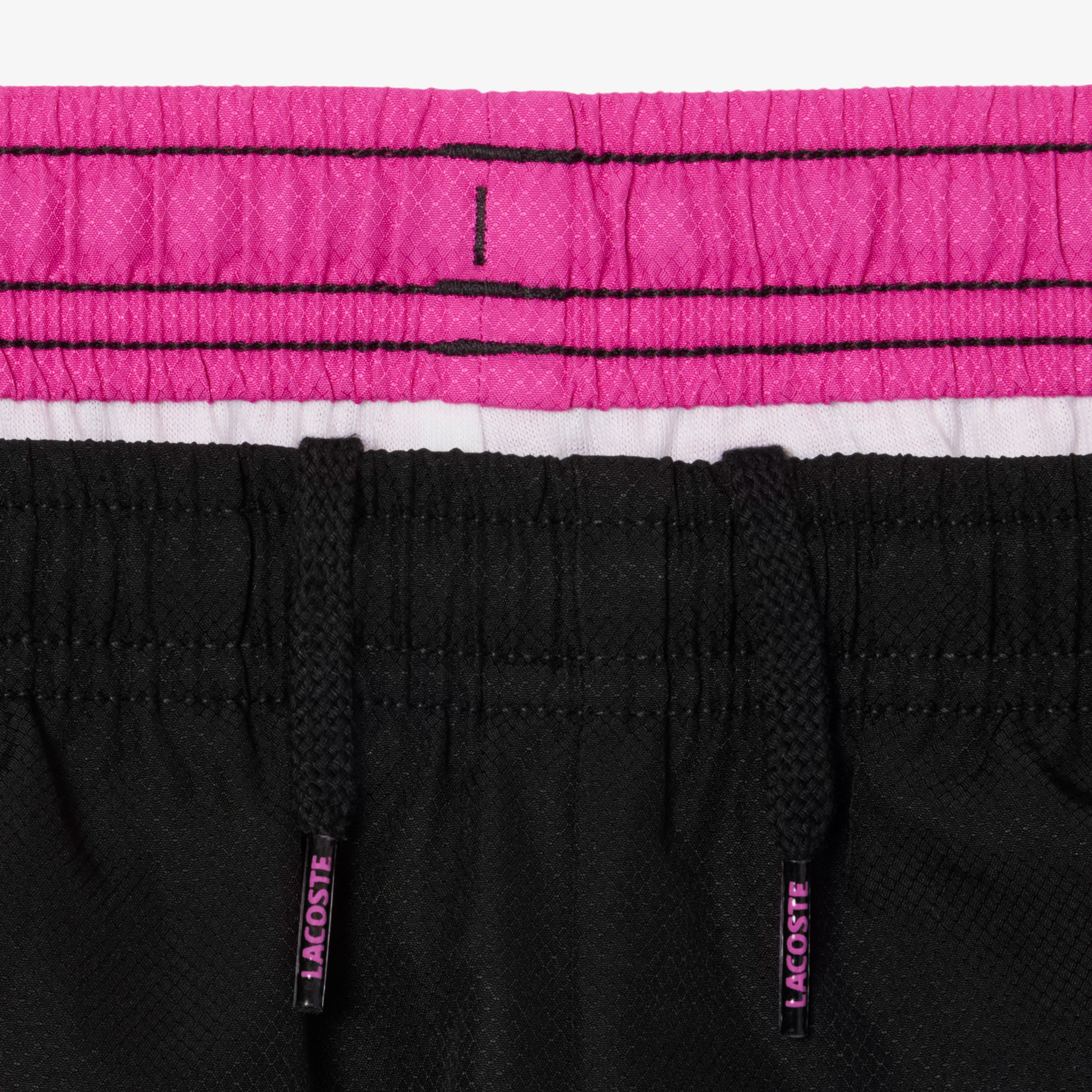 Lacoste Erkek Çocuk Kapüşonlu Renk Bloklu Beyaz Eşofman Takımı