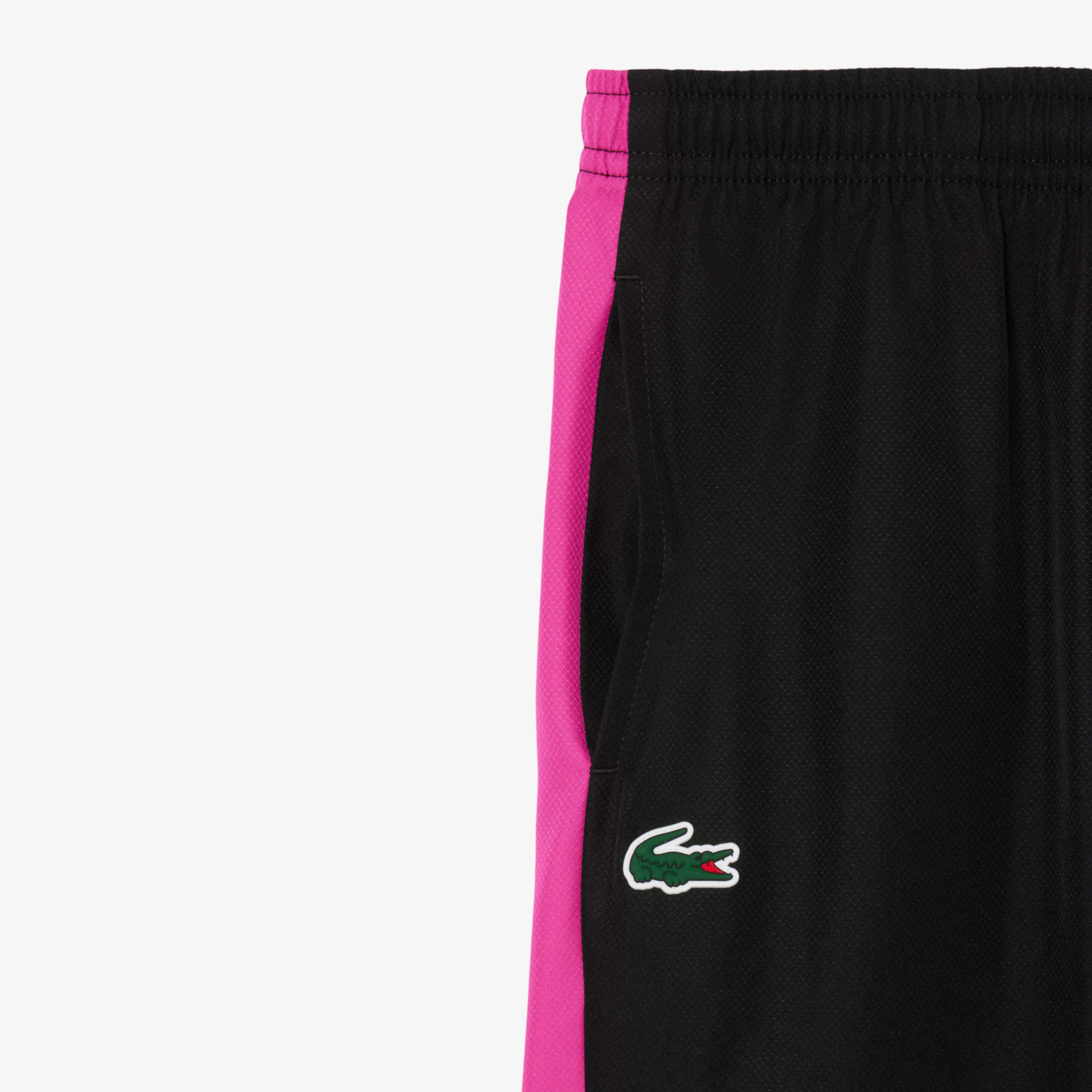 Lacoste Erkek Çocuk Kapüşonlu Renk Bloklu Beyaz Eşofman Takımı