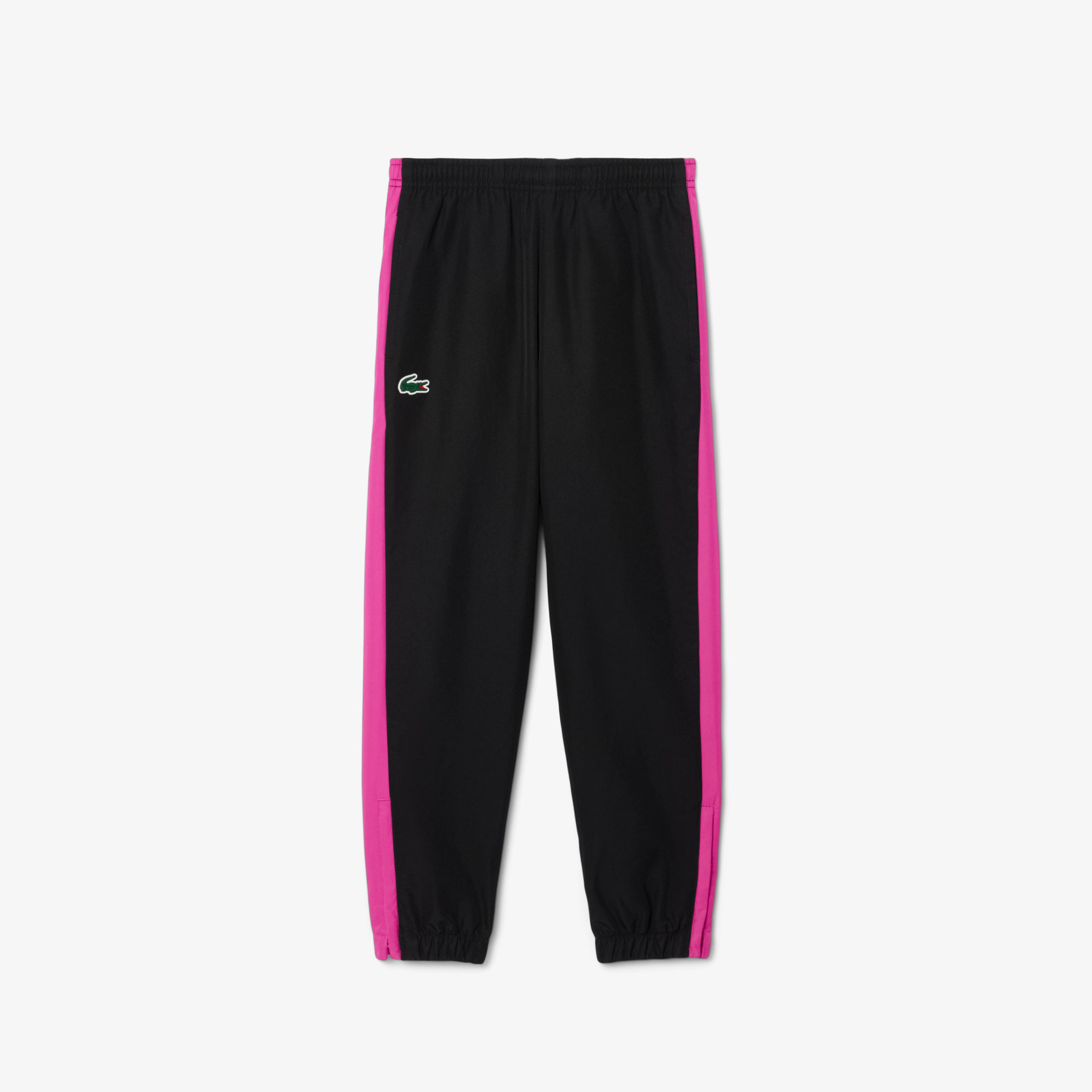 Lacoste Erkek Çocuk Kapüşonlu Renk Bloklu Beyaz Eşofman Takımı