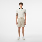 Erkek Slim Fit Bej Bermuda Şort