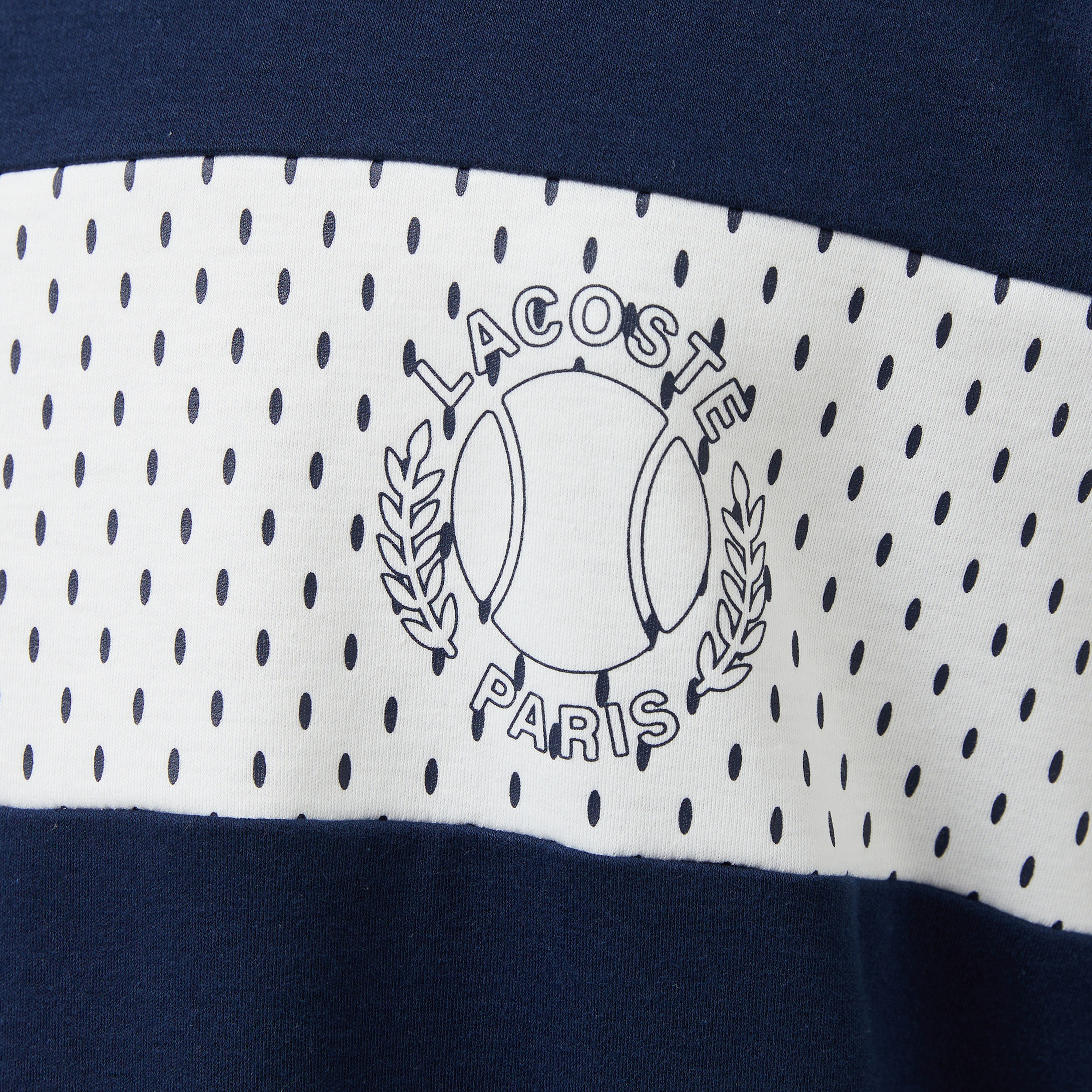 Erkek Bisiklet Yaka Baskılı Lacivert T-Shirt