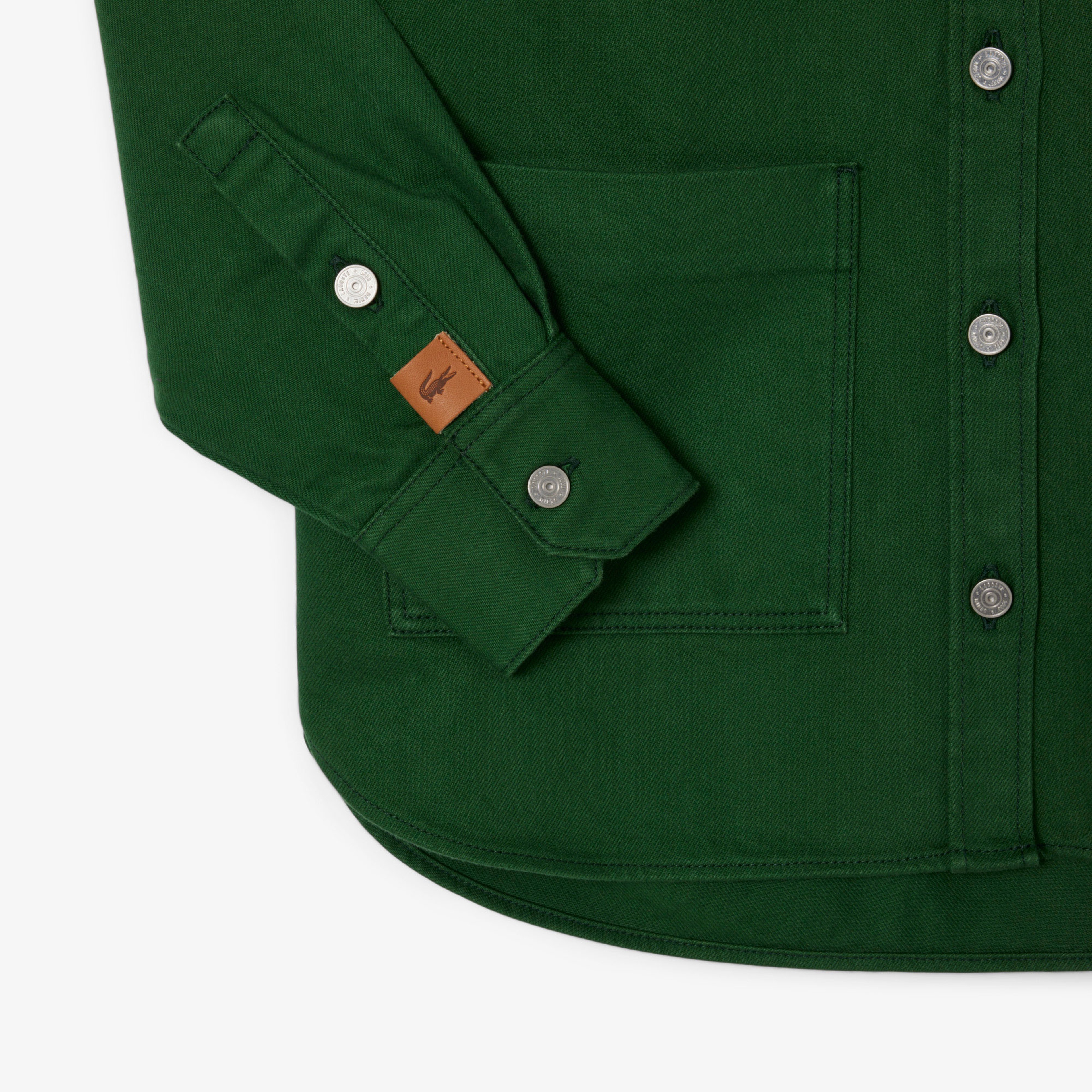 Kadın Relaxed Fit Denim Yeşil Ceket