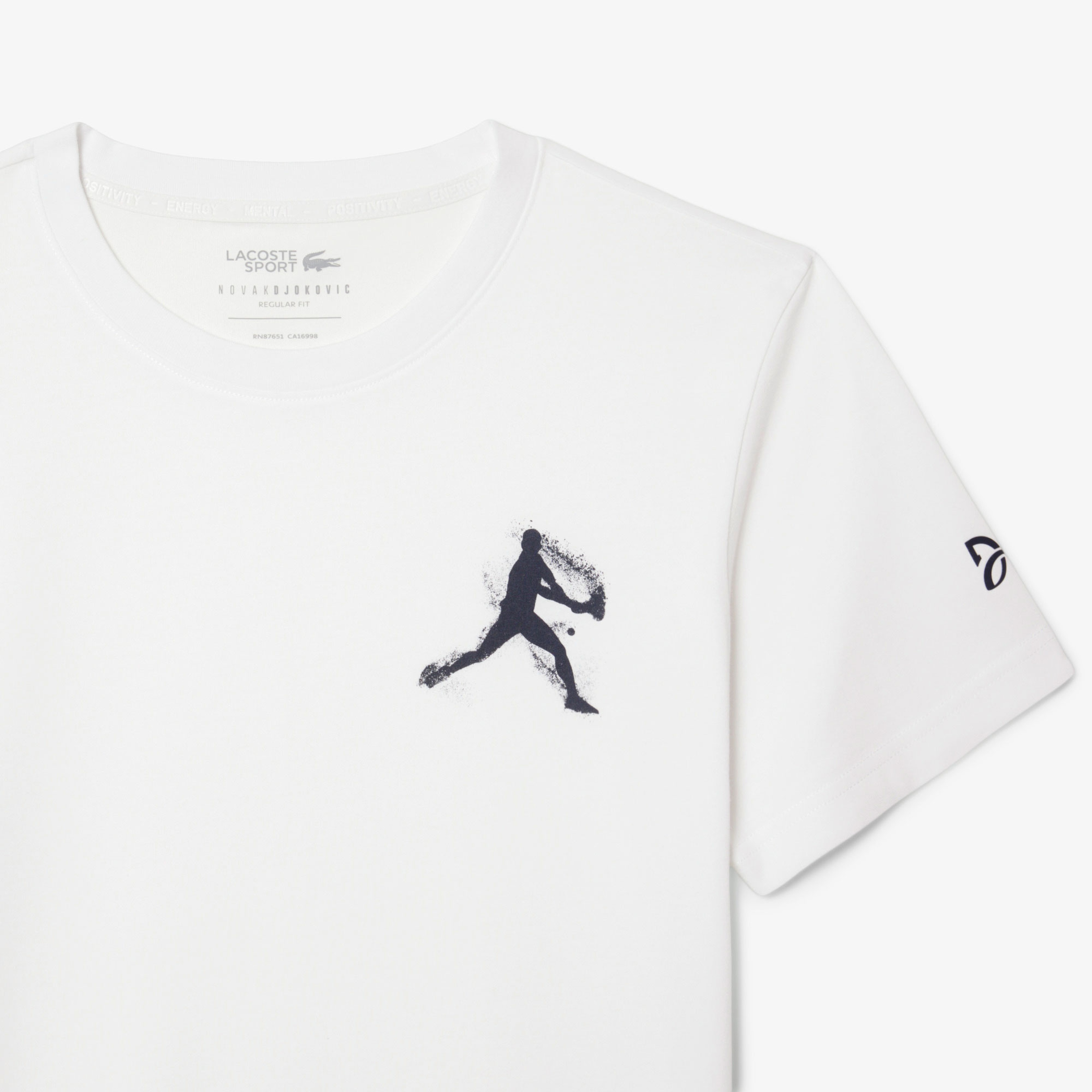 Tennis x Novak Djokovic Erkek Regular Fit Bisiklet Yaka Baskılı Beyaz T-Shirt & Şapka Seti