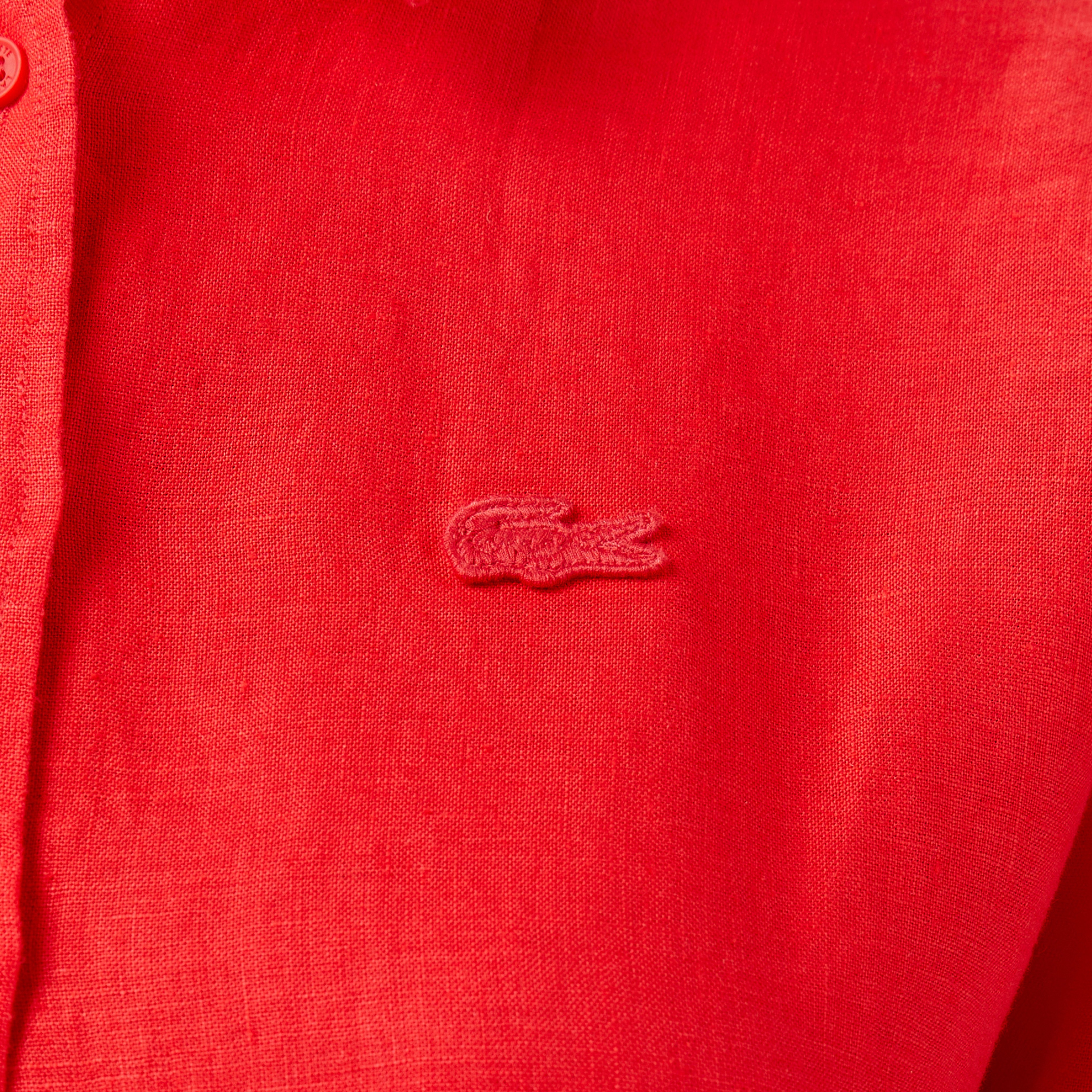 Kadın Relaxed Fit Kırmızı Gömlek